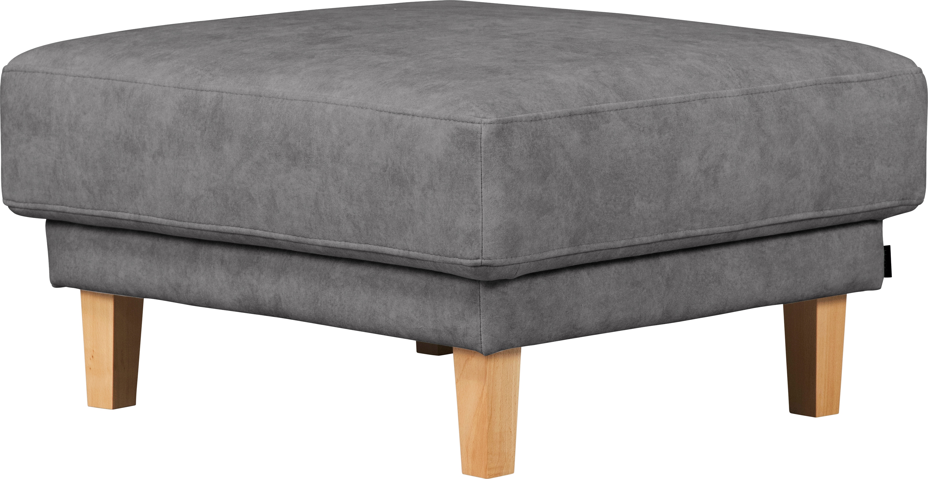 OTTO home Polsterhocker "TRIPLO passend zur Serie, Maße B/T/H: 82/72/46 cm" mit Wellenunterfederung, in hochwertiger Verarbeitung