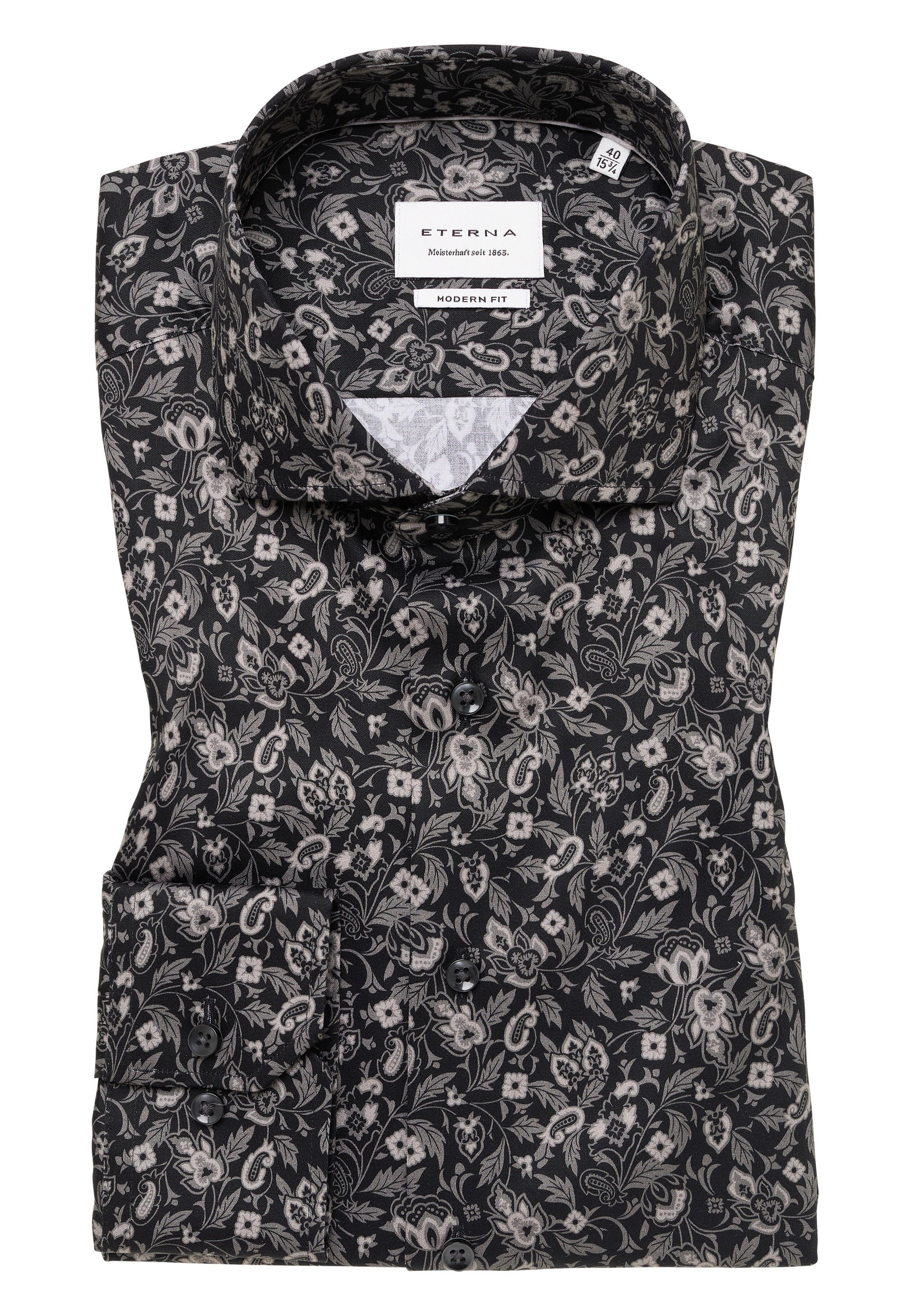 Eterna Langarmhemd »MODERN FIT«, NON IRON (bügelfrei)