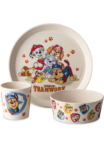 Kindergeschirr-Set »Kleiner Teller + Schale + Becher CONNECT GROW PAW PATROL«, (Set, 3...