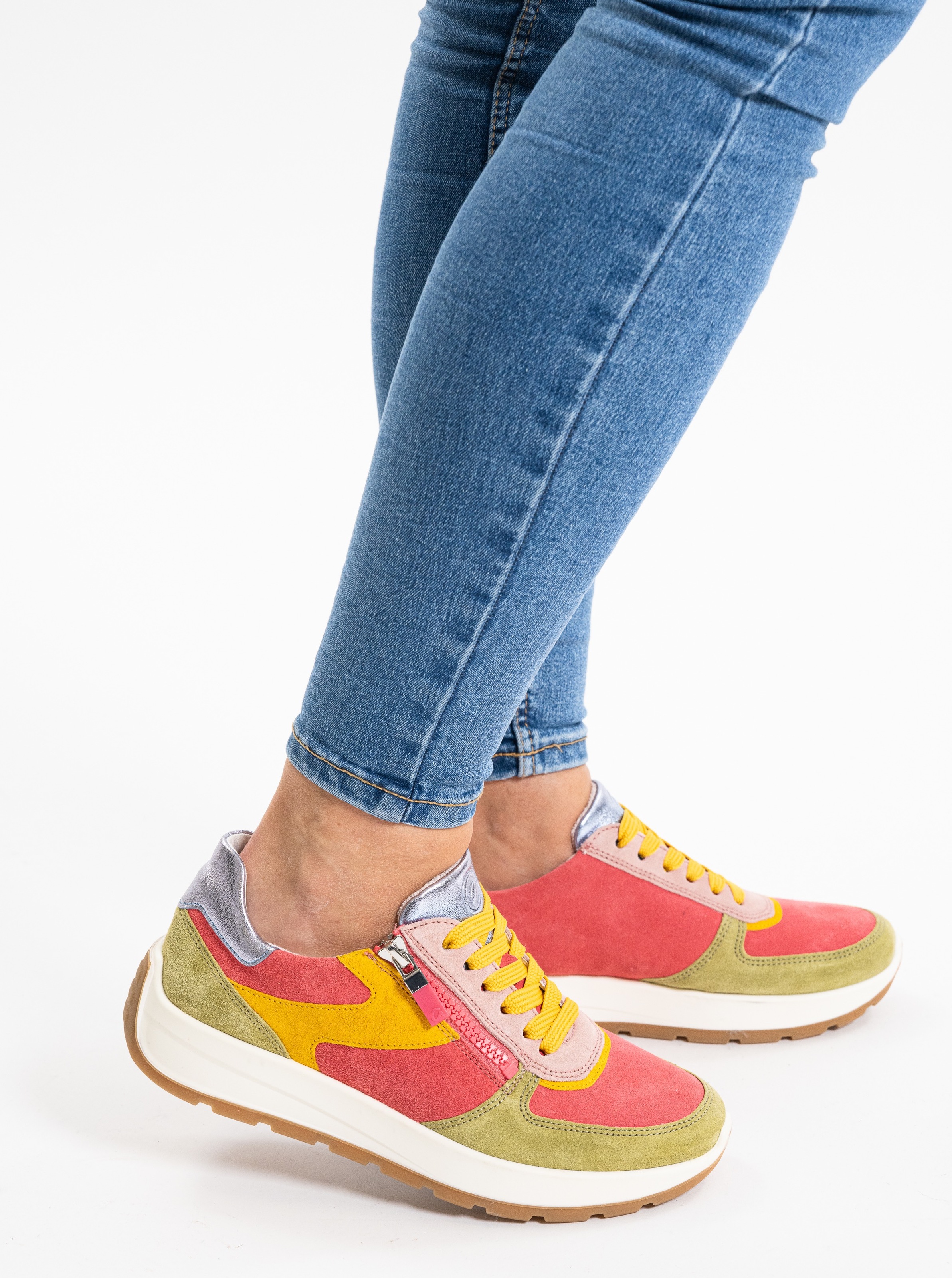 Thumbnail - Ara Keilsneaker "NEW YORK", Pride Sneaker, Schnürschuh in Komfortweite H (= sehr weit)