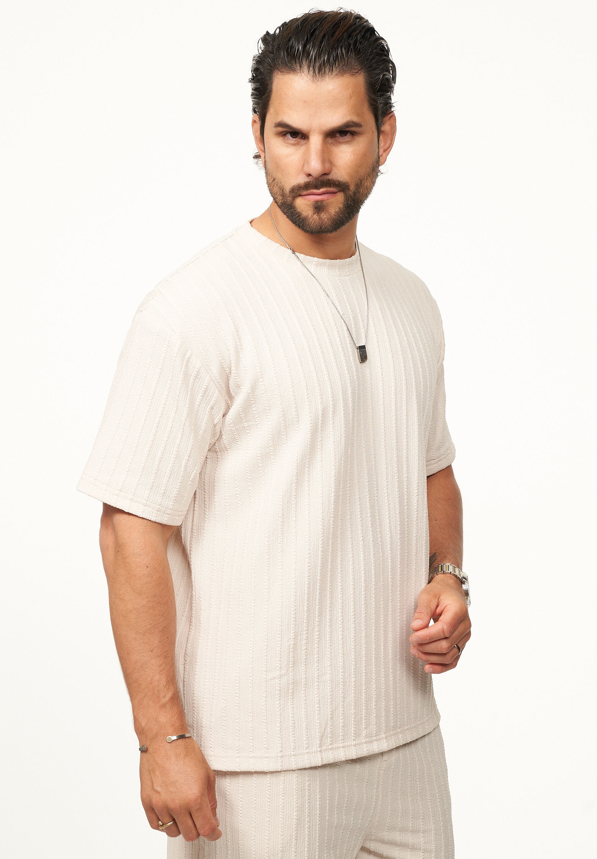 CARISMA T-Shirt »Regular-Fit Kurzarm Shirt mit Crew-Neck« Kurzarm Shirt mit Crew-Neck Ausschnitt im Regular-Fit