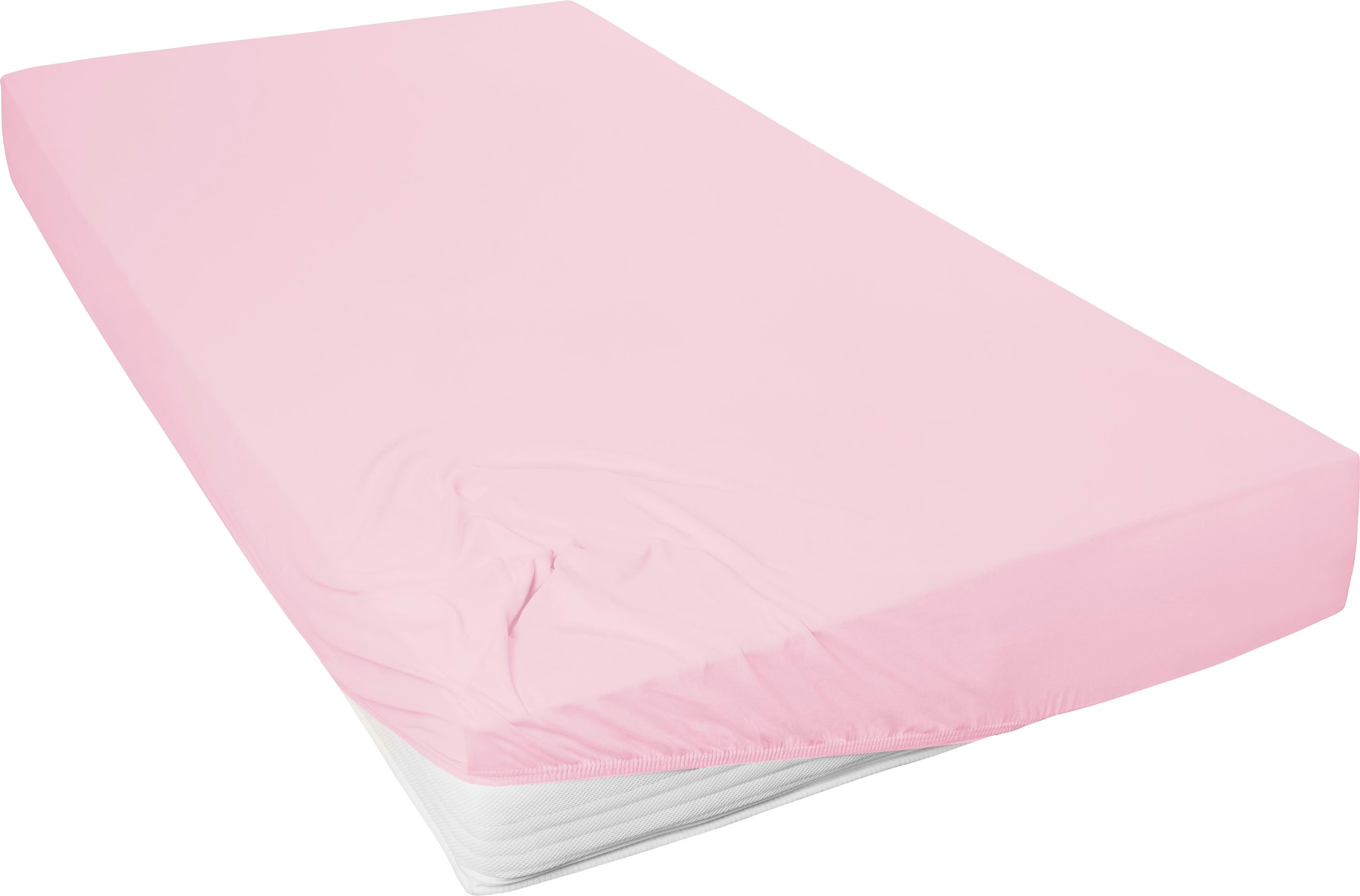 Primera Spannbettlaken »Mako-Feinjersey Spannbetttuch«, Geeignet für Standardmatratzen bis 22 cm, 100% Baumwolle