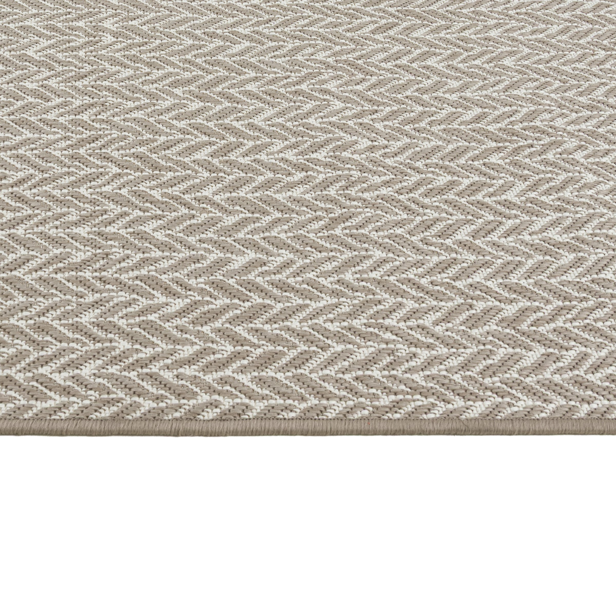 OTTO home Teppich »Matts Wende-Teppich in Strick-Optik auch für Balkon und Terrasse«, rechteckig, 5 mm Höhe, In- und Outdoor geeignet, Wetterfest & UV-beständig
