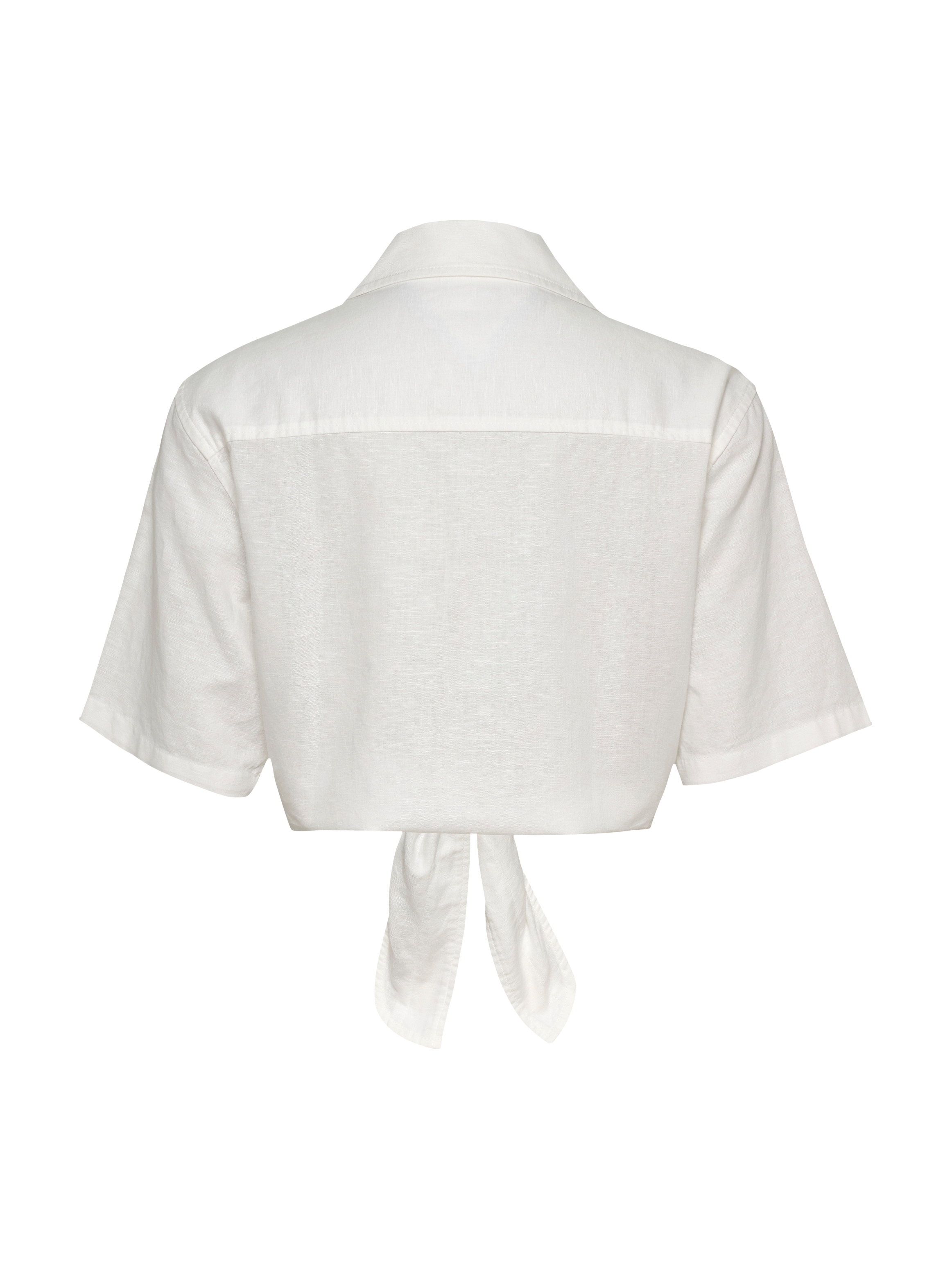 Tommy Jeans T-Shirt »TJW CRP LINEN SS SHIRT«, mit Brusttasche, Logostickerei