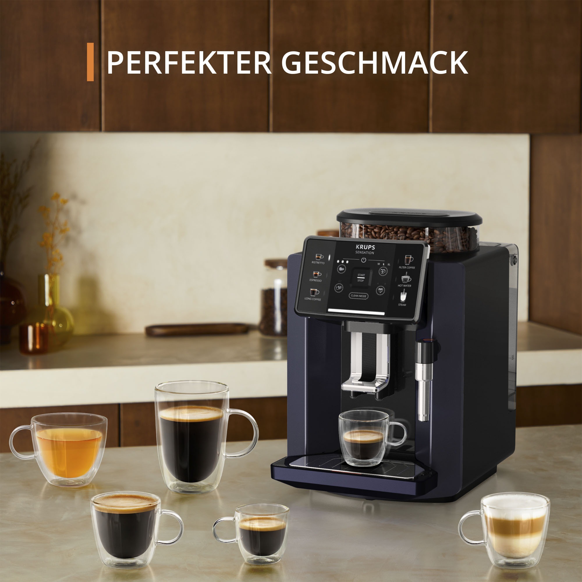 Krups Kaffeevollautomat "EA910B.23 Sensation Milk Bundle" mit Krups Milchau günstig online kaufen