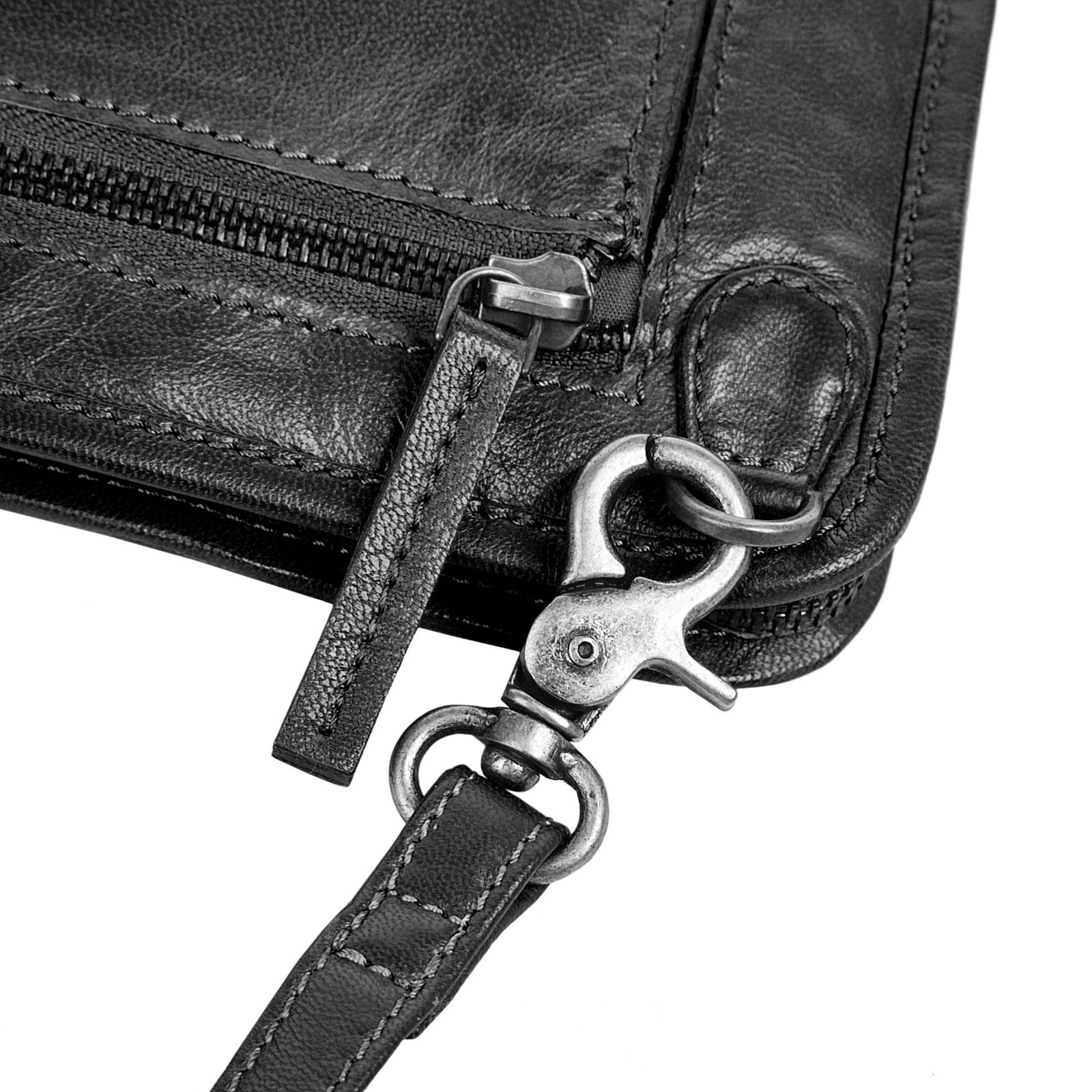 WouWou Abendtasche, echt Leder