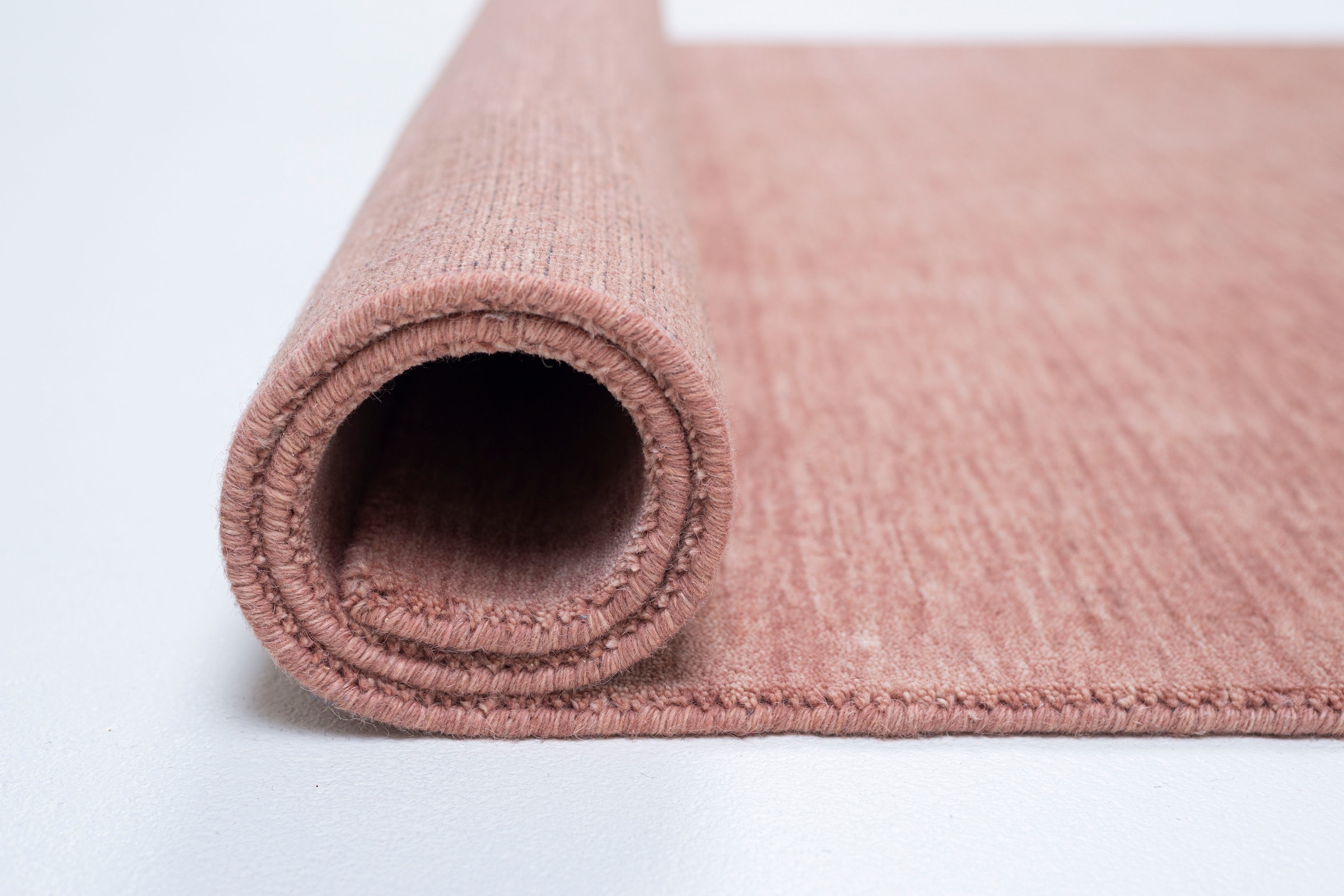 Sansibar Wollteppich »List«, rechteckig, 13 mm Höhe, Kurzflor, Handweb Teppich, meliert, reine Wolle, handgewebt