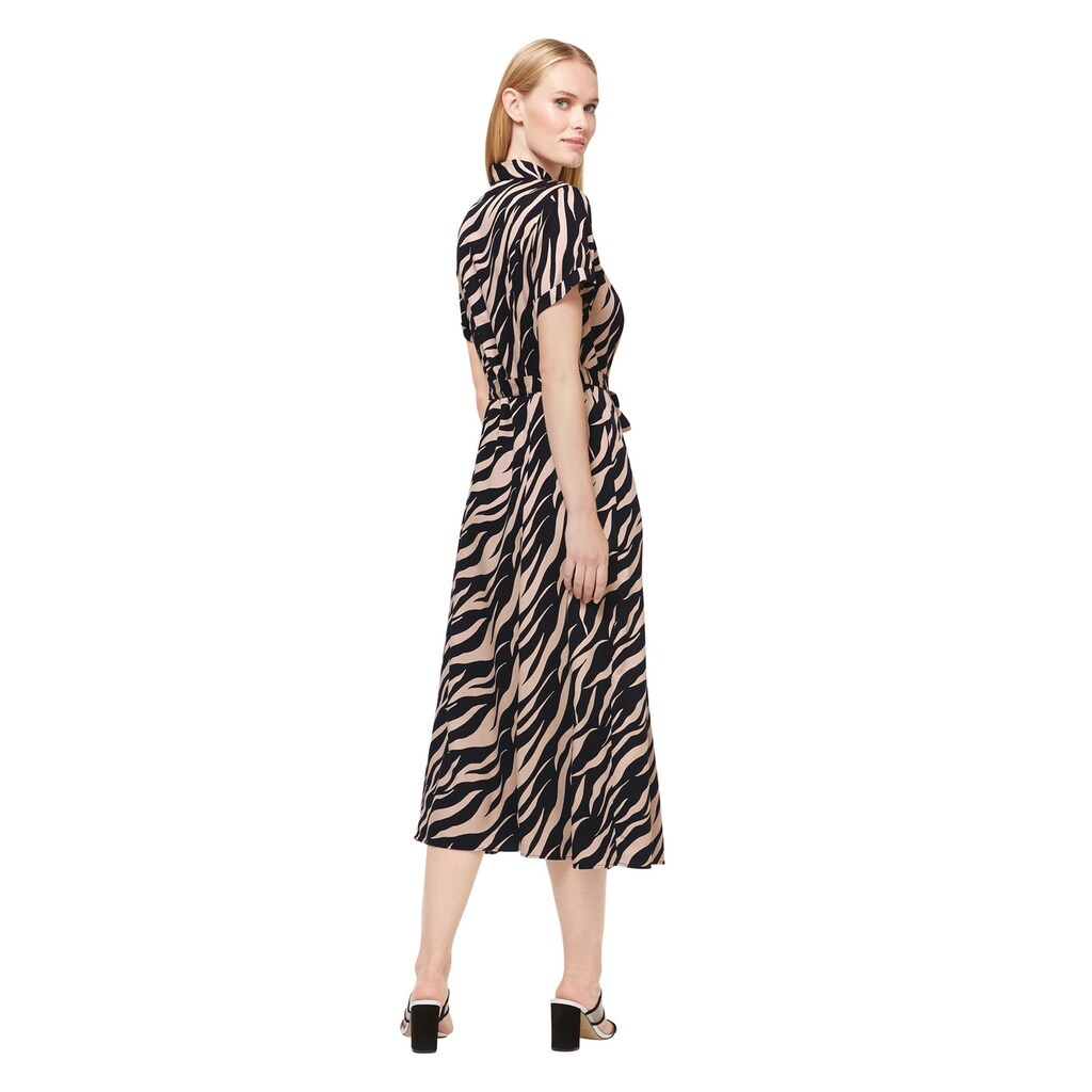 Damenmode Kleider RICK CARDONA by Heine Hemdblusenkleid »Druck-Kleid« beige-schwarz-bedruckt Damenmode Kleider RICK CARDONA by Heine Hemdblusenkleid »Druck-Kleid« beige-schwarz-bedruckt