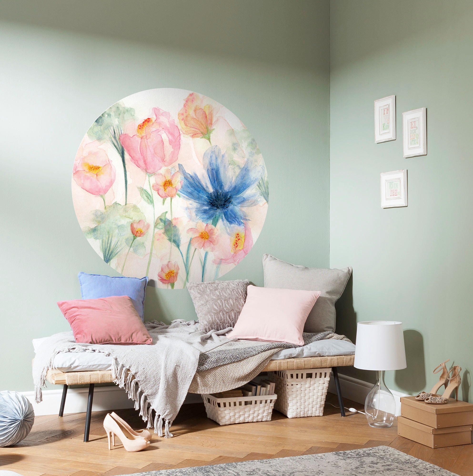 Komar Fototapete »Vlies selbstklebend - May - Größe 125 x 125 cm«, bedruckt, Wohnzimmer, Schlafzimmer