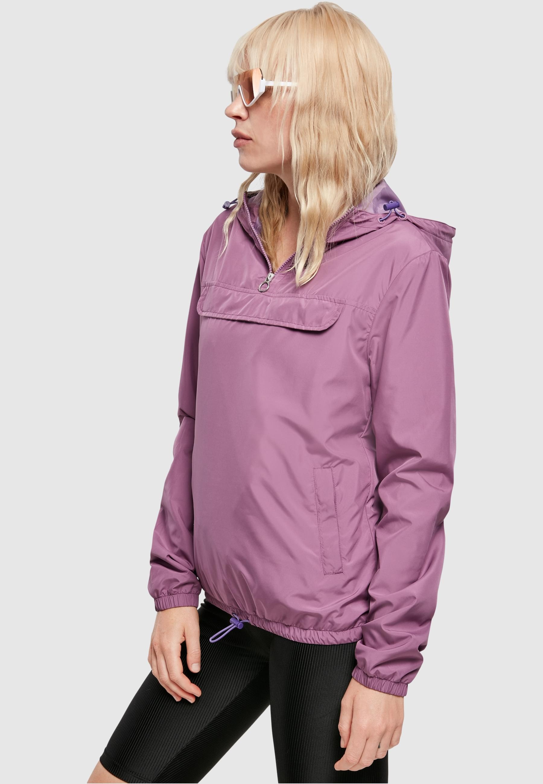 URBAN CLASSICS Allwetterjacke »Urban Classics Damen Ladies Basic Pull Over Jacket«, (1 St.), mit Kapuze