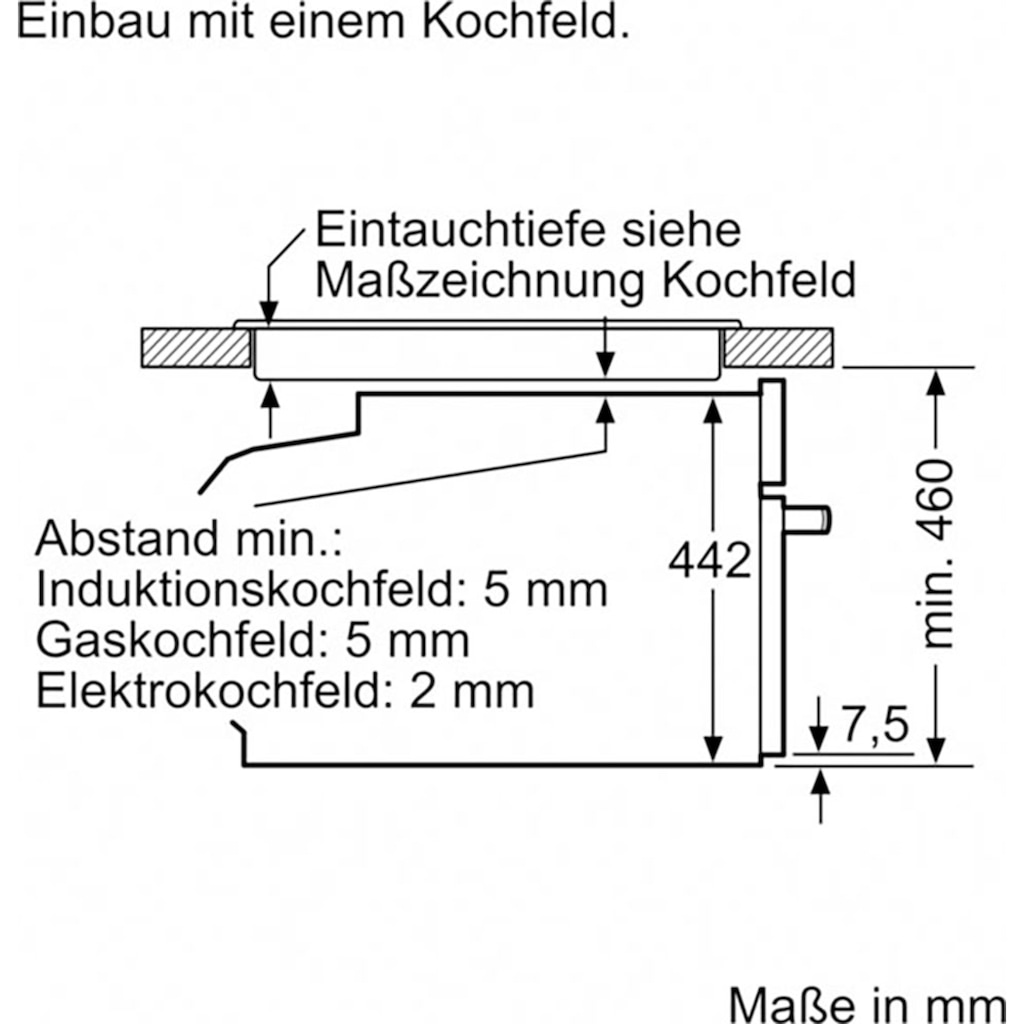 NEFF Backofen mit Mikrowelle »C24MS31N0«, N 70, C24MS31N0, EasyClean®