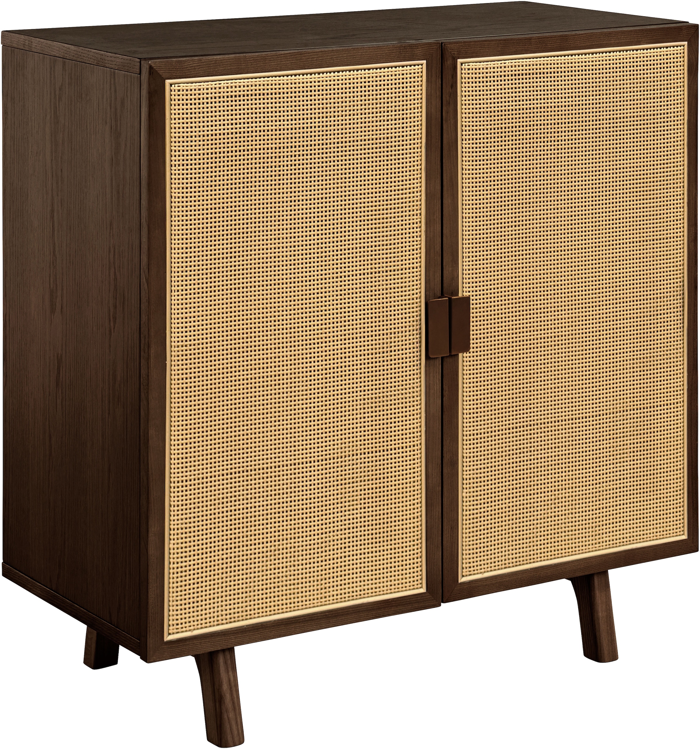 LeGer Home by Lena Gercke Sideboard »Lina« TOPSELLER! Viel Stauraum,  Mit Rattan Einsatz, 2 Innenfächer, teilmassiv