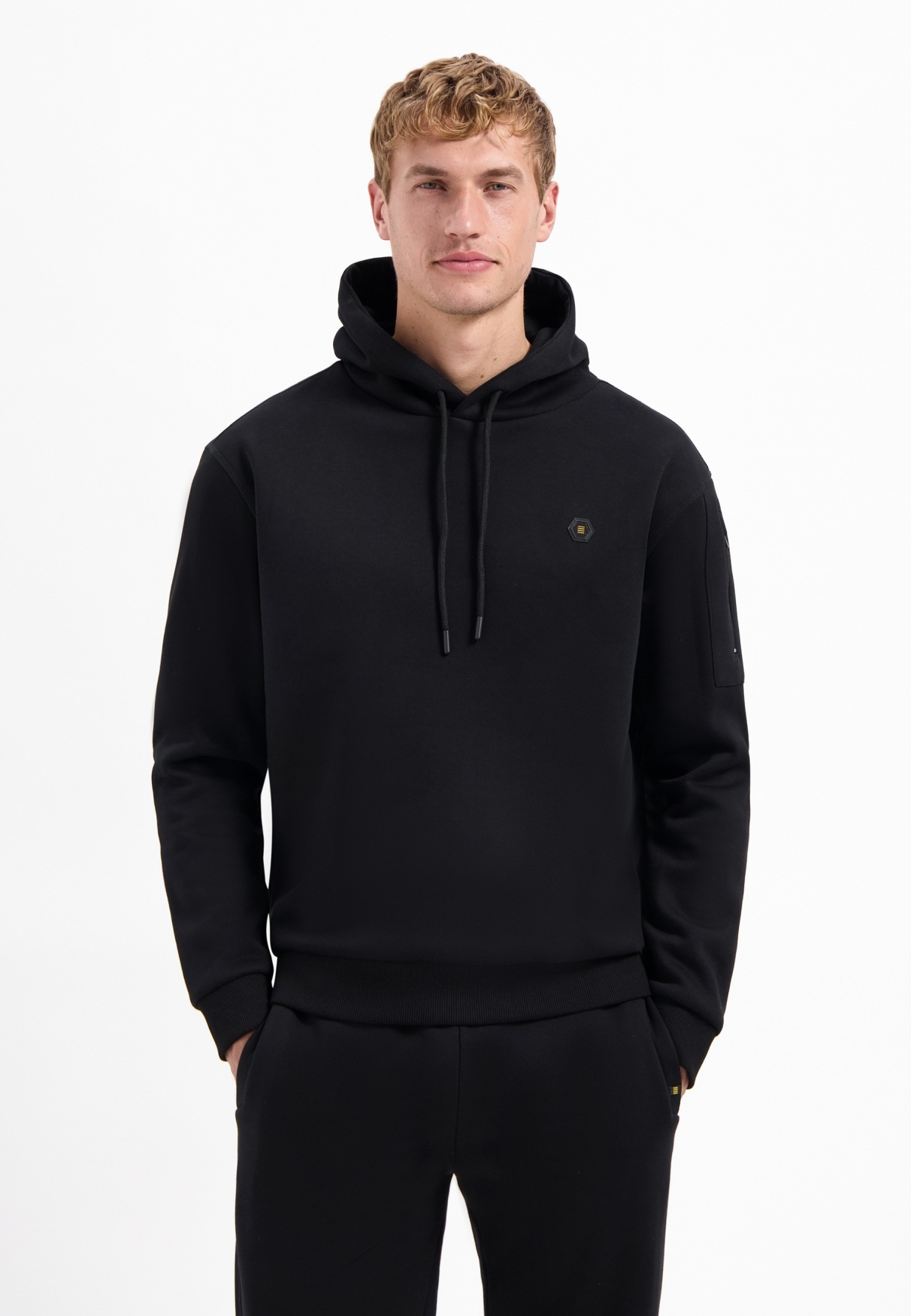 NO EXCESS Hoodie "No Excess Kapuzenpullover Sweater Hooded Brushed" günstig online kaufen