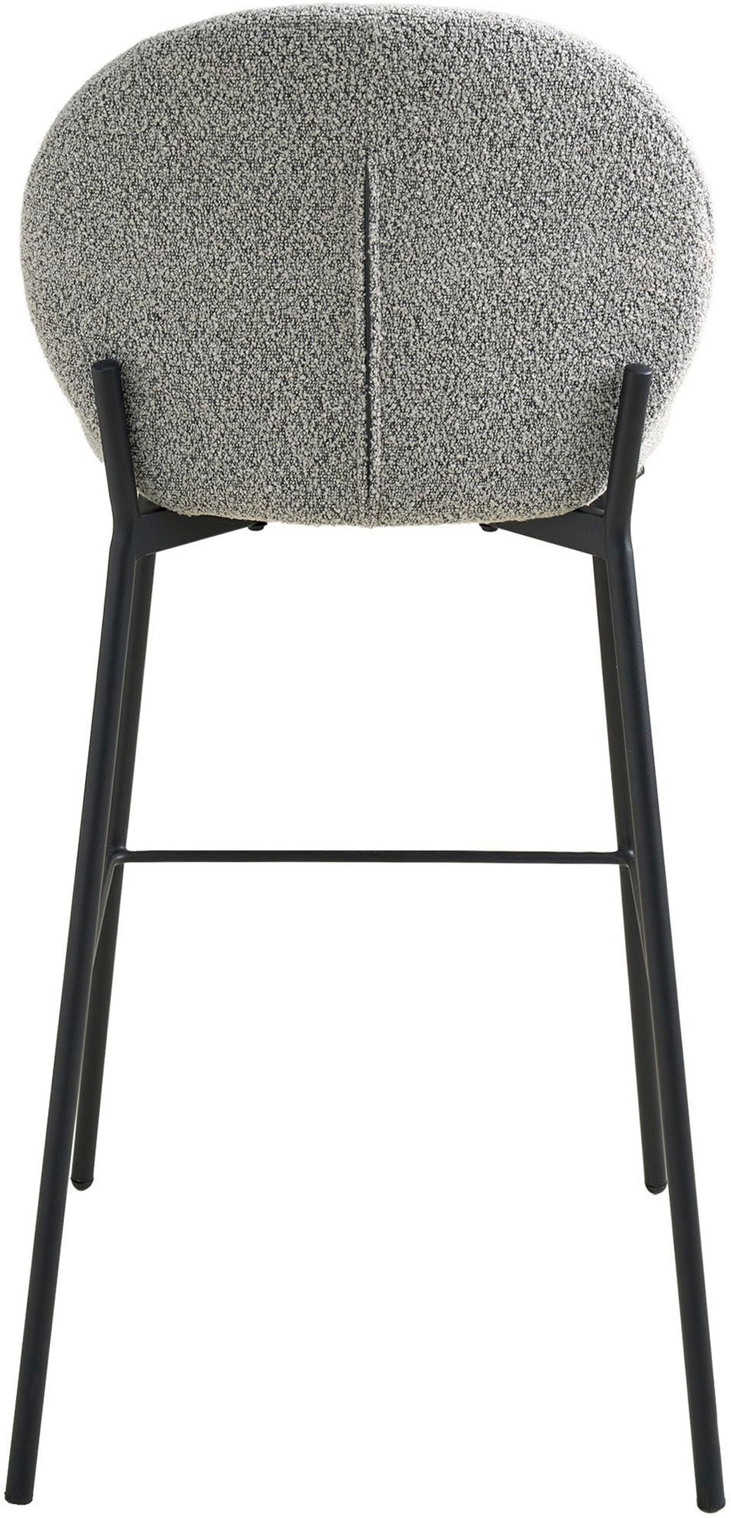 SCHÖNER WOHNEN-Kollektion 4-Fußstuhl »FORDE« (Set) 2 Stk.Bezug Bouclé, Untergestell Metall pulverbeschichtet