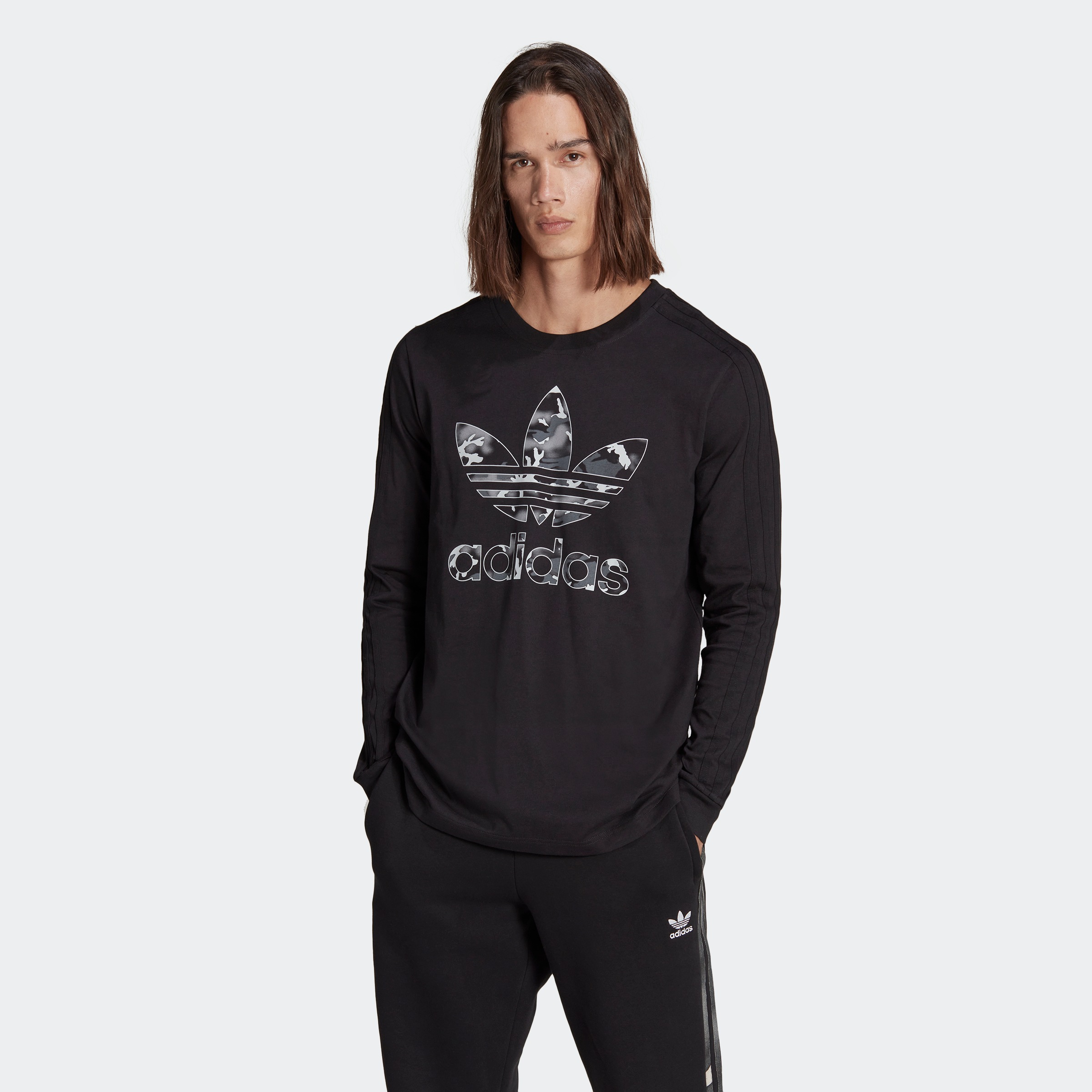 adidas Originals Langarmshirt "GRAPHICS CAMO STRIPE LONGSLEEVE" günstig online kaufen