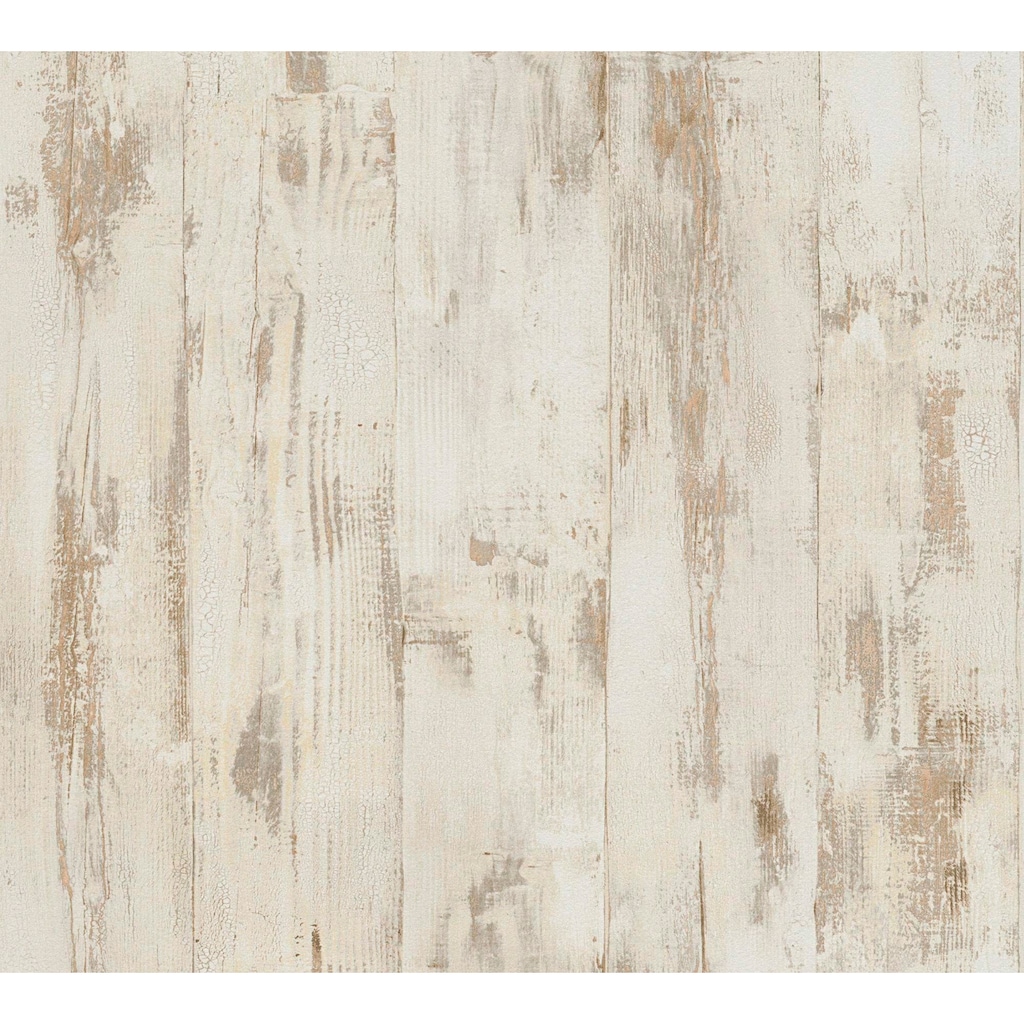 living walls Vliestapete »Authentic Walls Vintage«, Holz-matt-realistisch-used