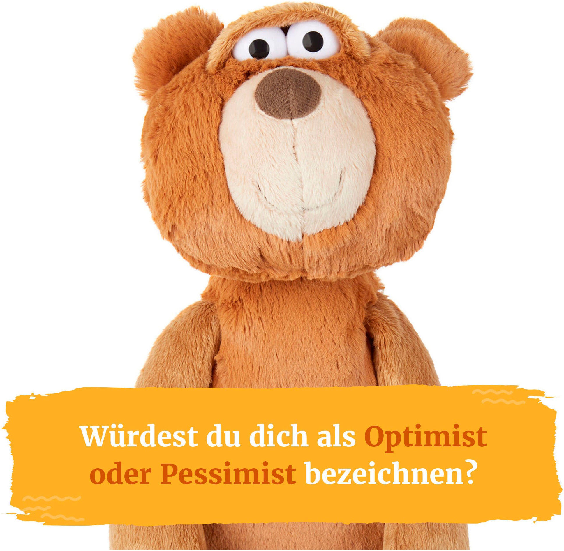 Sigikid Kuscheltier »Bär Sweety, 31 cm«, mit verstellbarer Mimikfalte