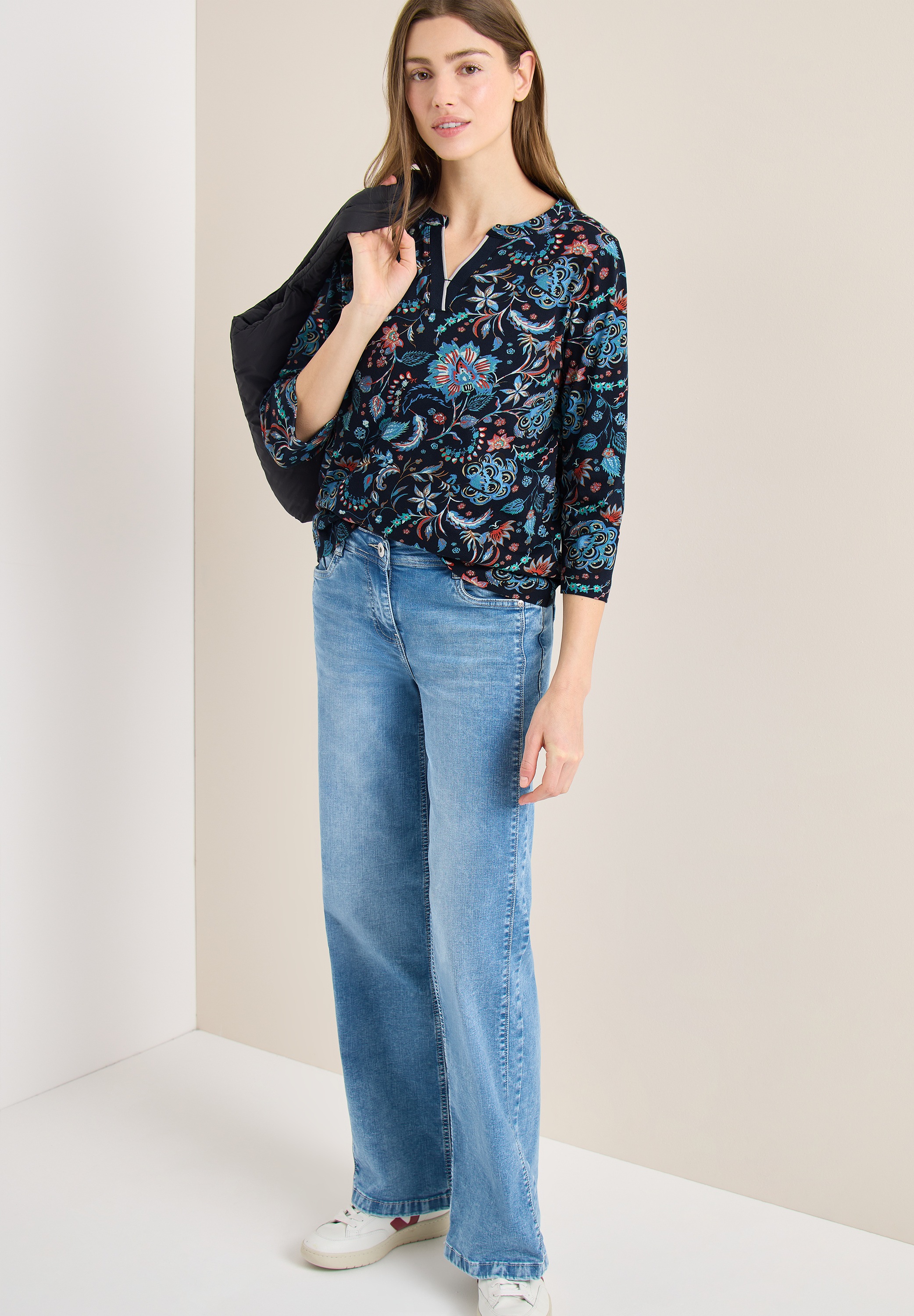 Cecil Tunikashirt mit 3/4 Ärmeln günstig online kaufen