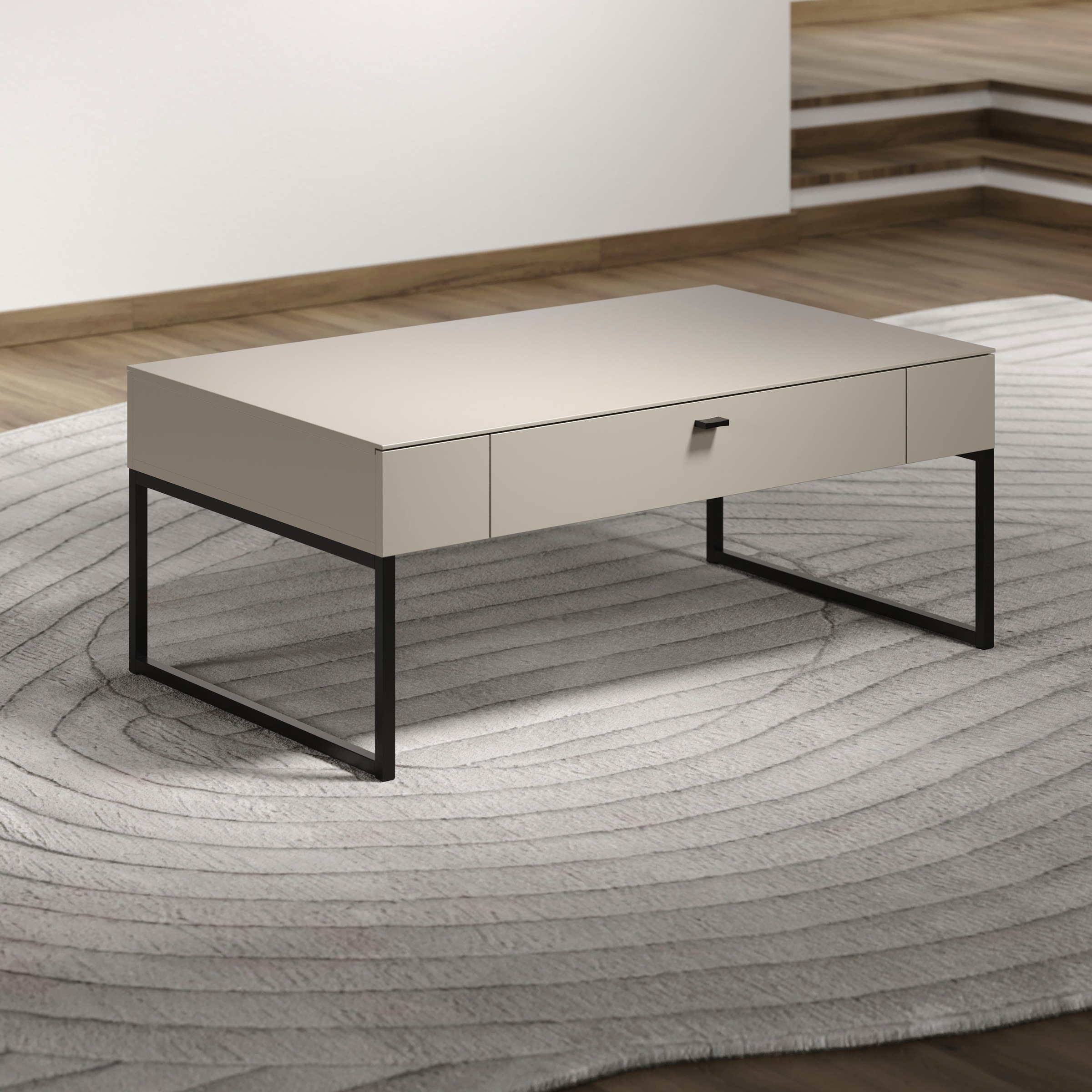 Home affaire Couchtisch »San Pedro« 1 Stk. tlg. Couchtisch mit 1 Schub.K, Soft-Close & Unterflurauszug 110/68/45 cm