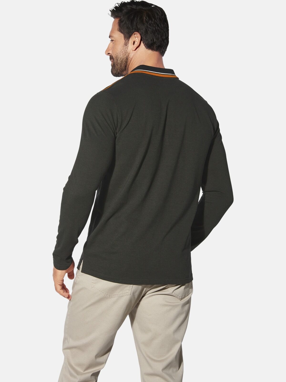 Jan Vanderstorm Langarm-Poloshirt »Langarm-Poloshirt ERIKELL«, (1 tlg.)