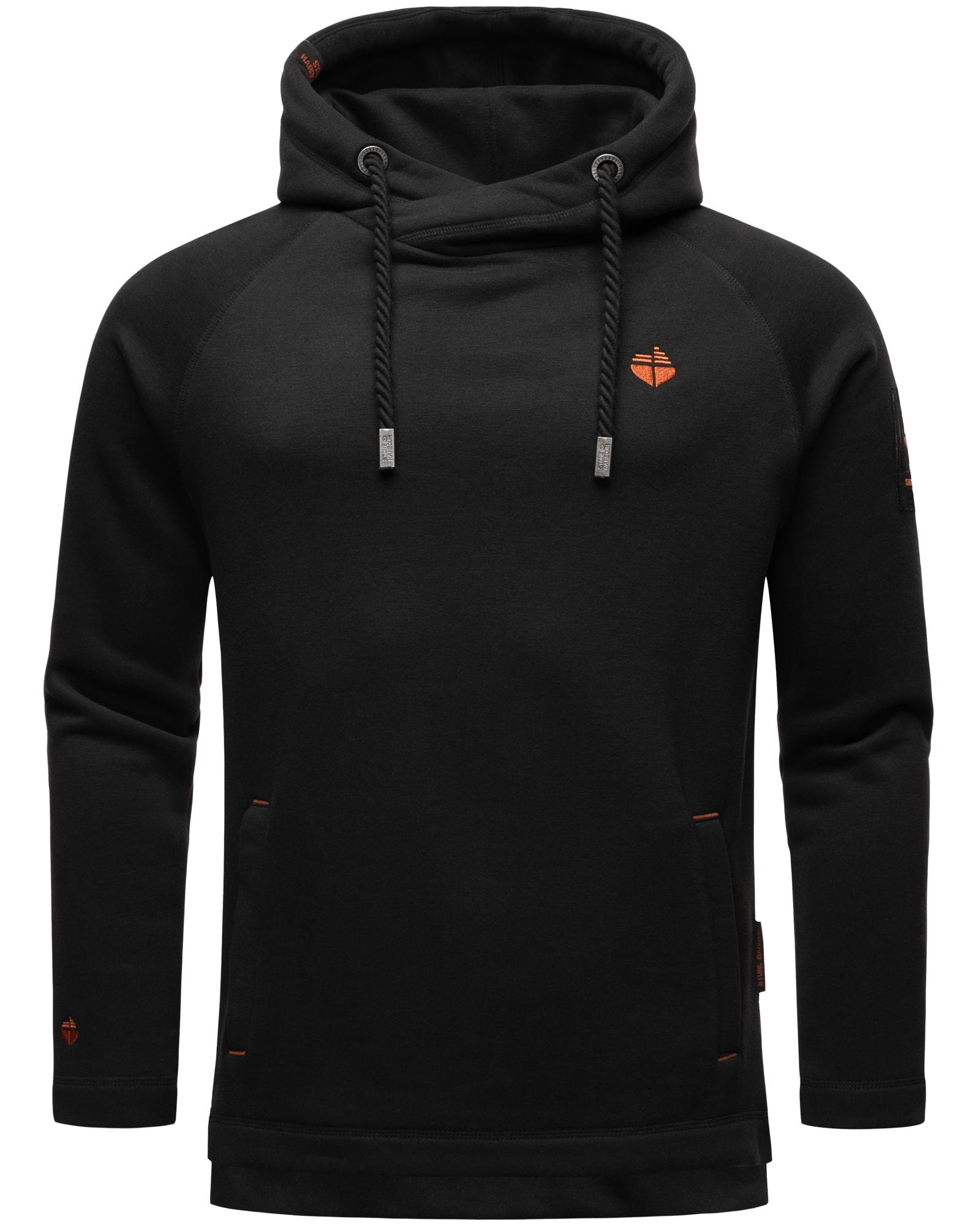 Stone Harbour Hoodie »Caspian Sailor«, Sportlicher Kapuzenpullover mit großen Kordeln