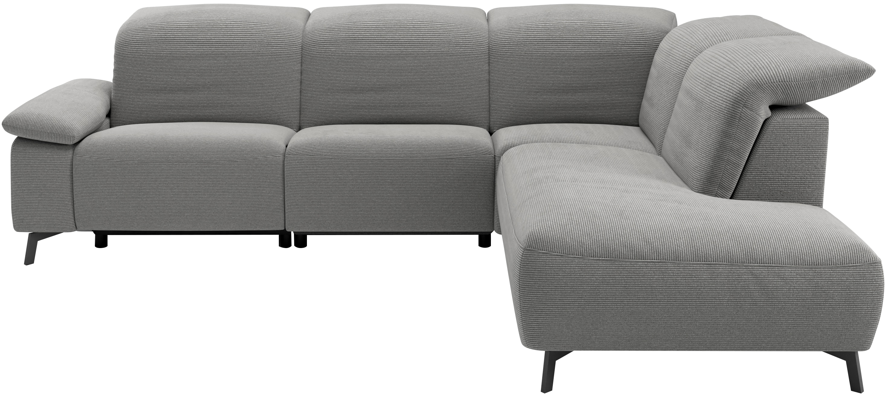 Musterring Ecksofa "MR 370, intelligenter Komfort im modernen Design" Optionale Relaxfunktion, flexible Kopfteile & klappbare Armlehnen