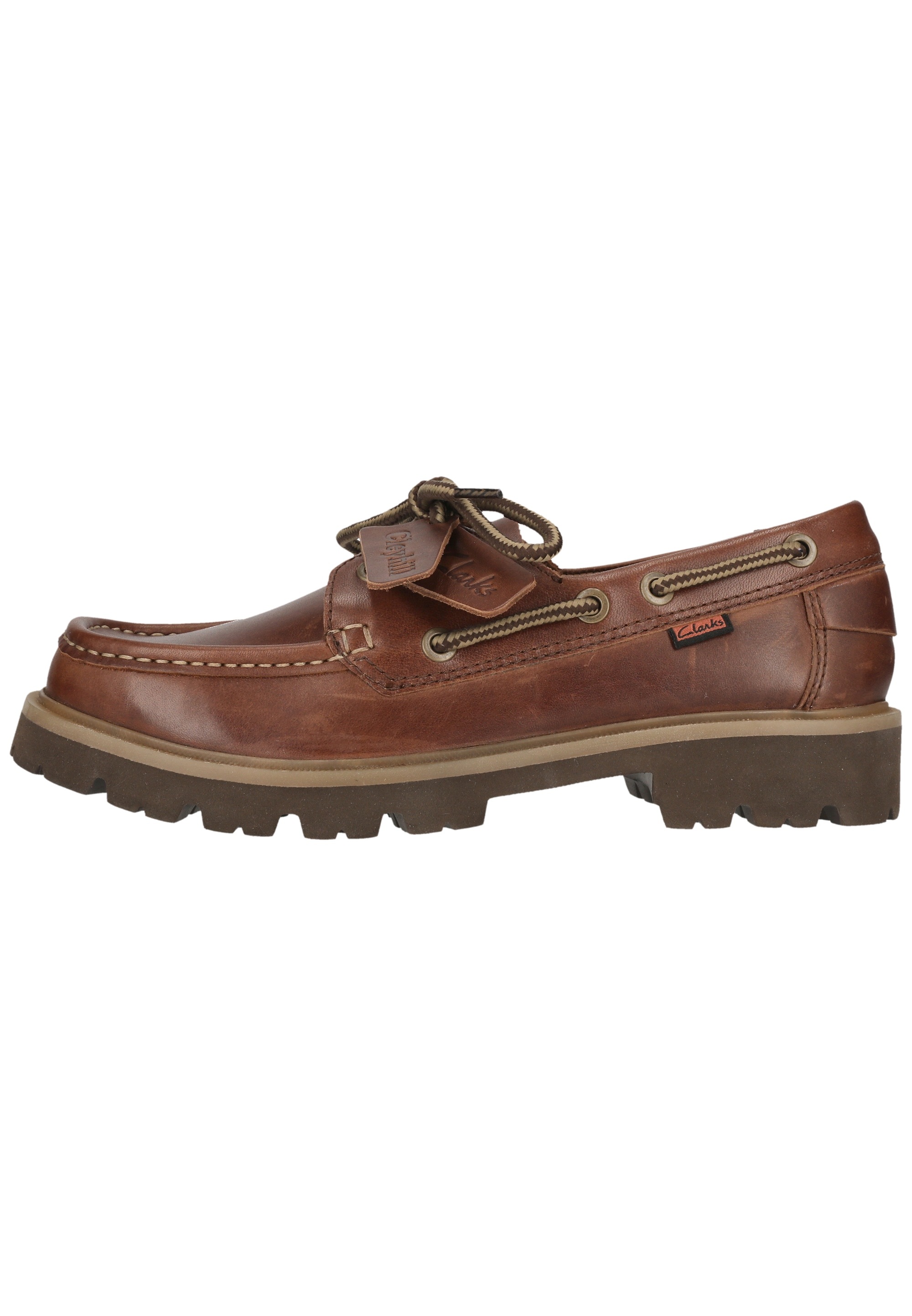 Clarks Schnürschuh »Cleyhill Boat«  mit XTRALITE-Sohle