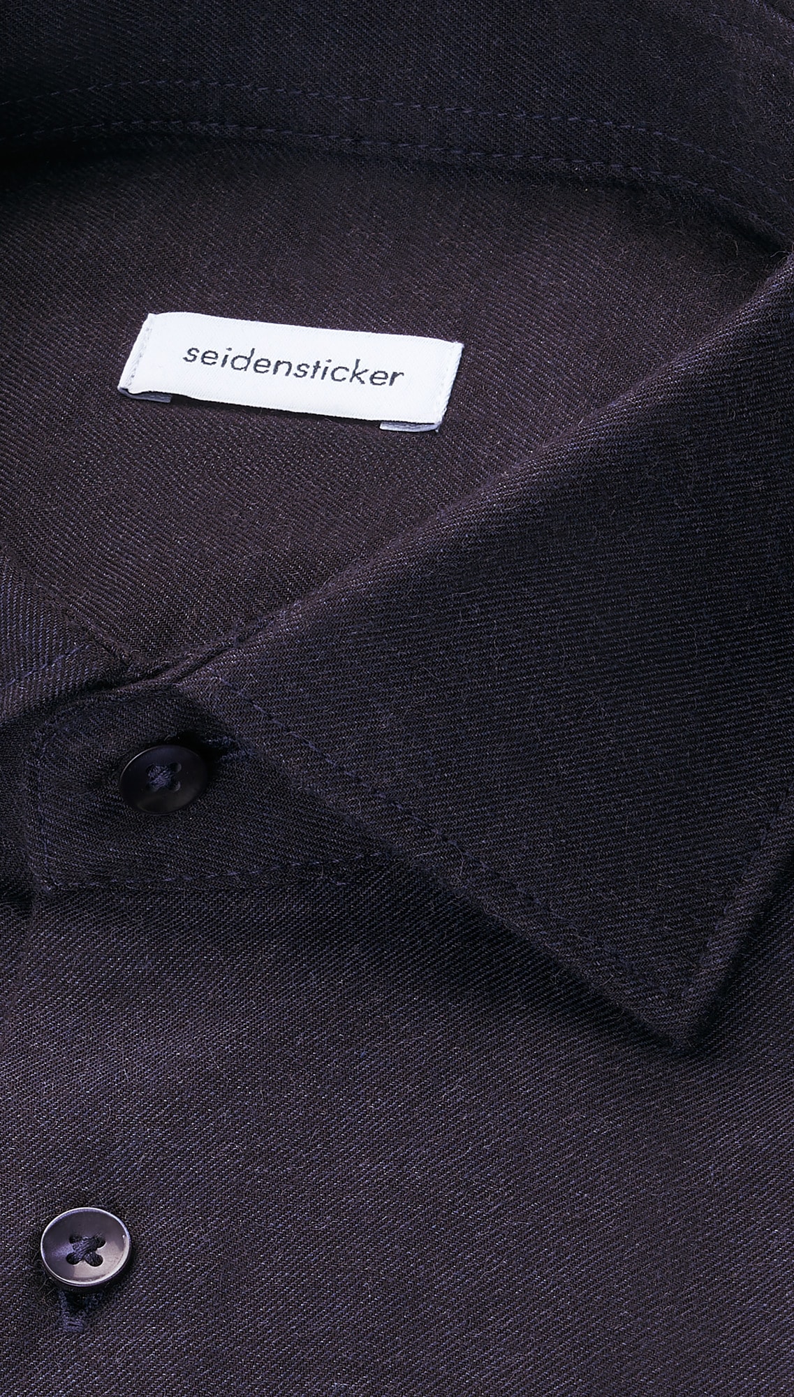 seidensticker Flanellhemd »Schwarze Rose«, Regular 1/1 Kentkragen Flanell