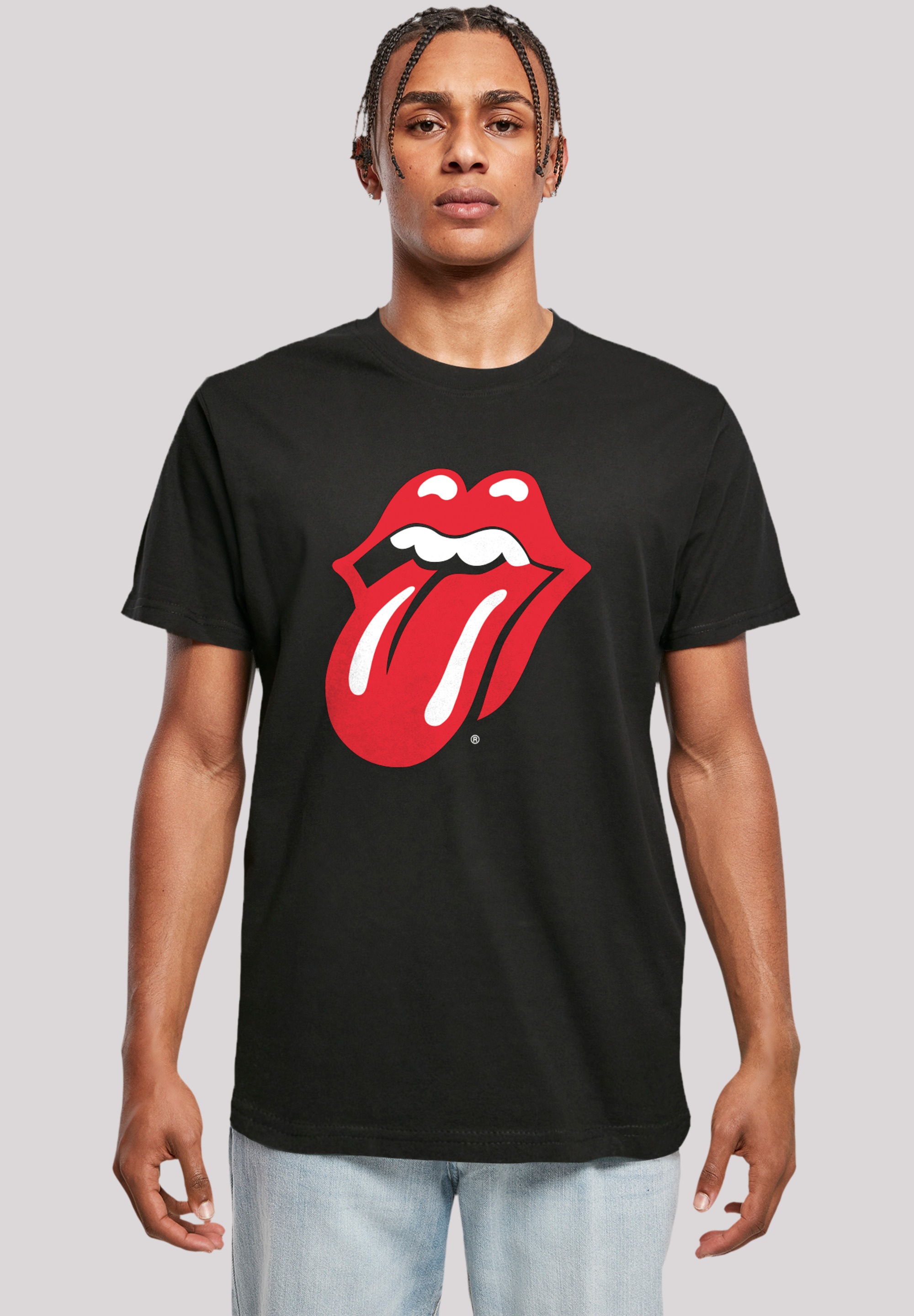 F4NT4STIC T-Shirt »The Rolling Stones Print Zunge«, kaufen BAUR | ▷ Rote