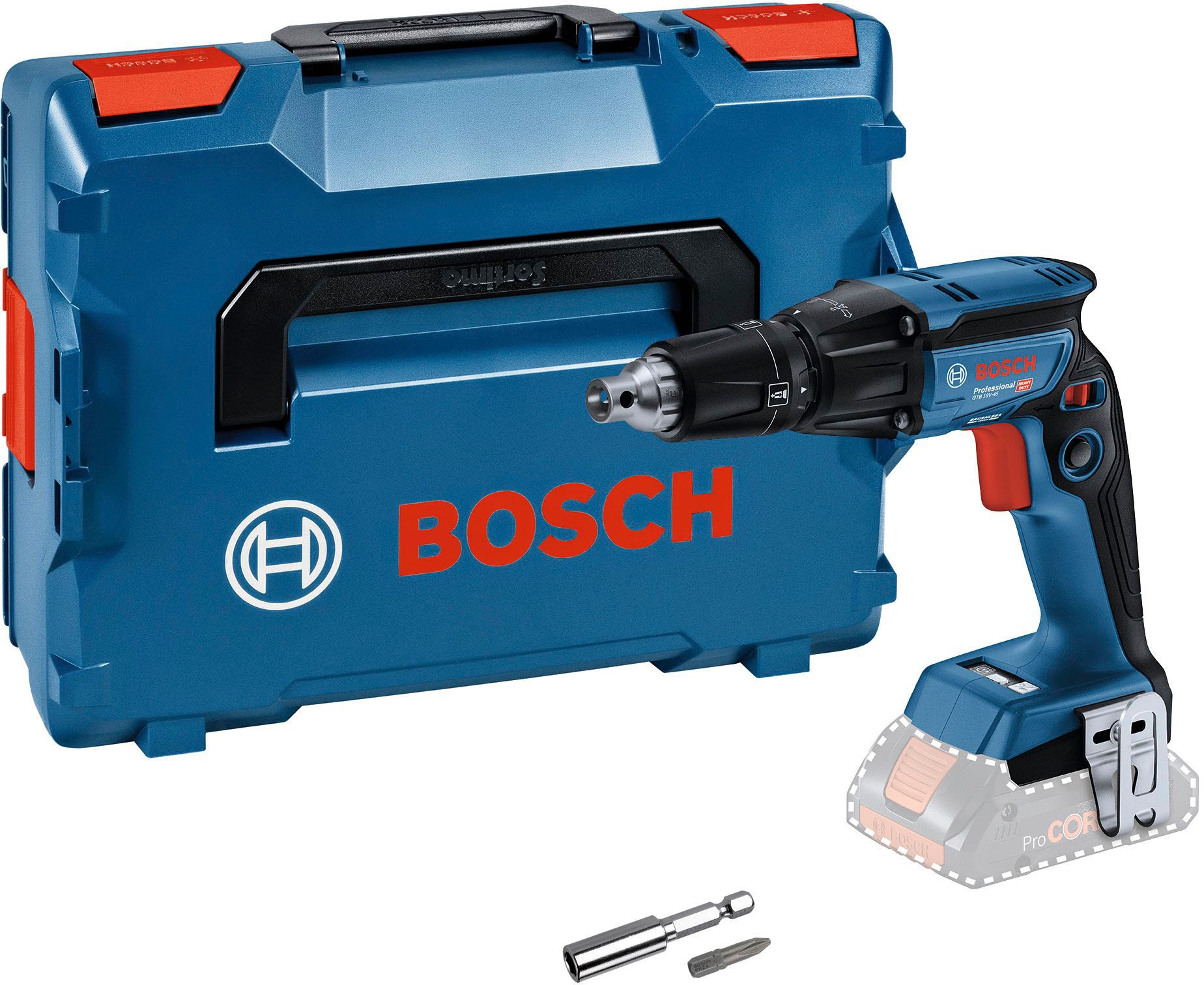 Bosch Professional Akku-Trockenbauschrauber »GTB 18V-45 (solo;«, (Set), ohne  Akku, ohne Ladegerät kaufen | BAUR