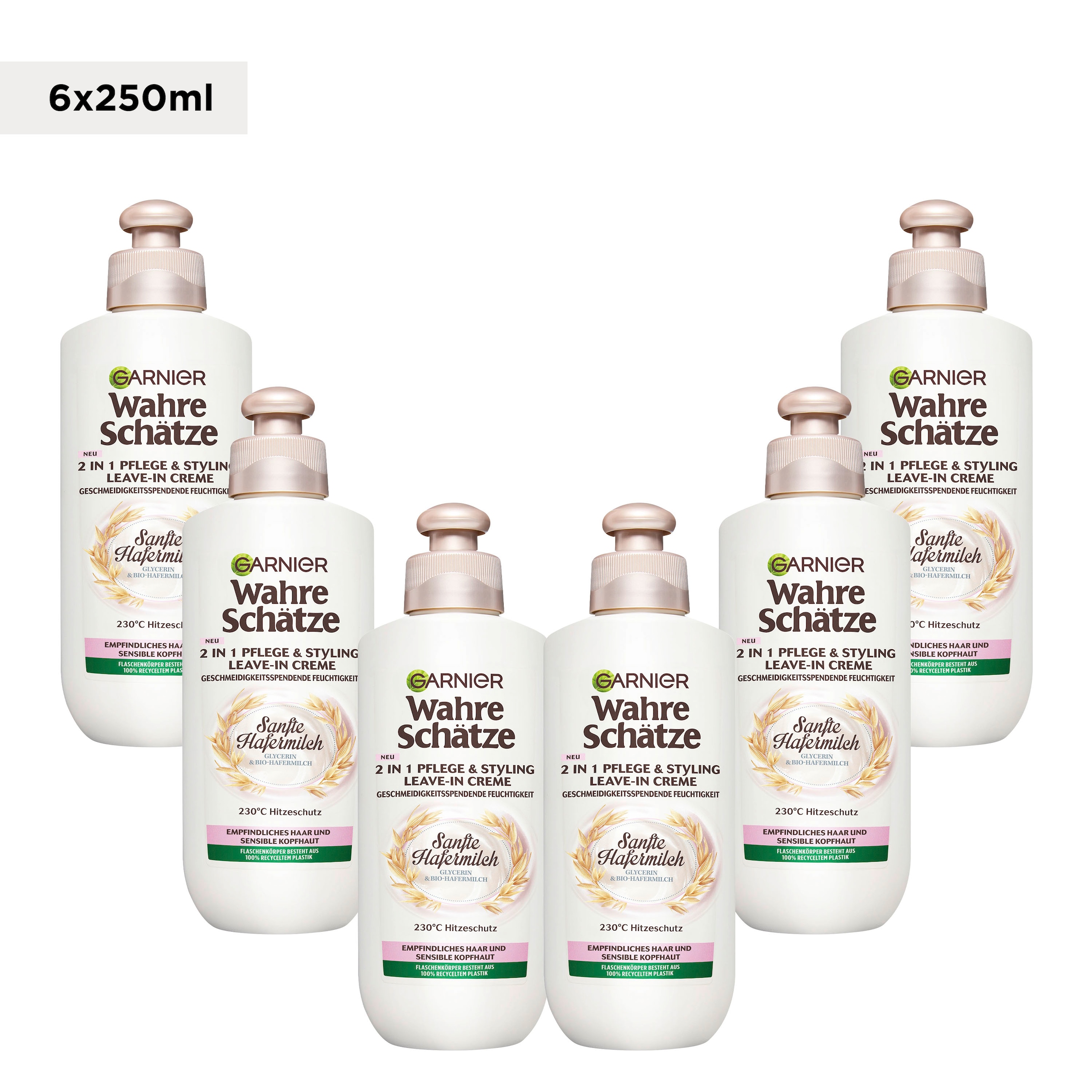 GARNIER Haarmousse »Garnier Wahre Schätze 2-in-1 Pflege & Styling Sanfte Hafermilch«