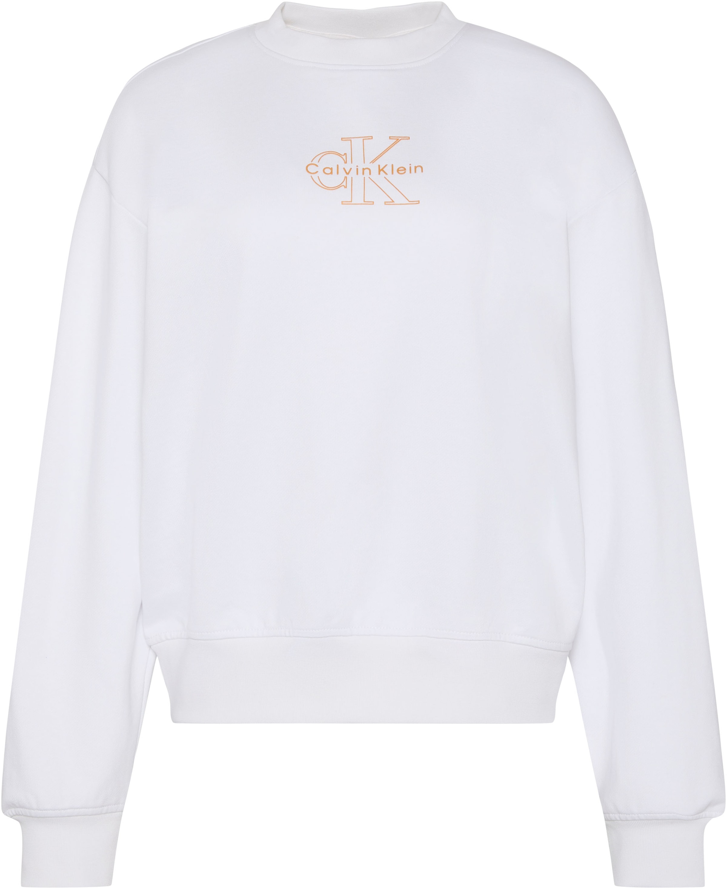 Calvin Klein Jeans Sweatshirt "FOIL CREW SWEATSHIRT", Regular fit mit Rundh günstig online kaufen