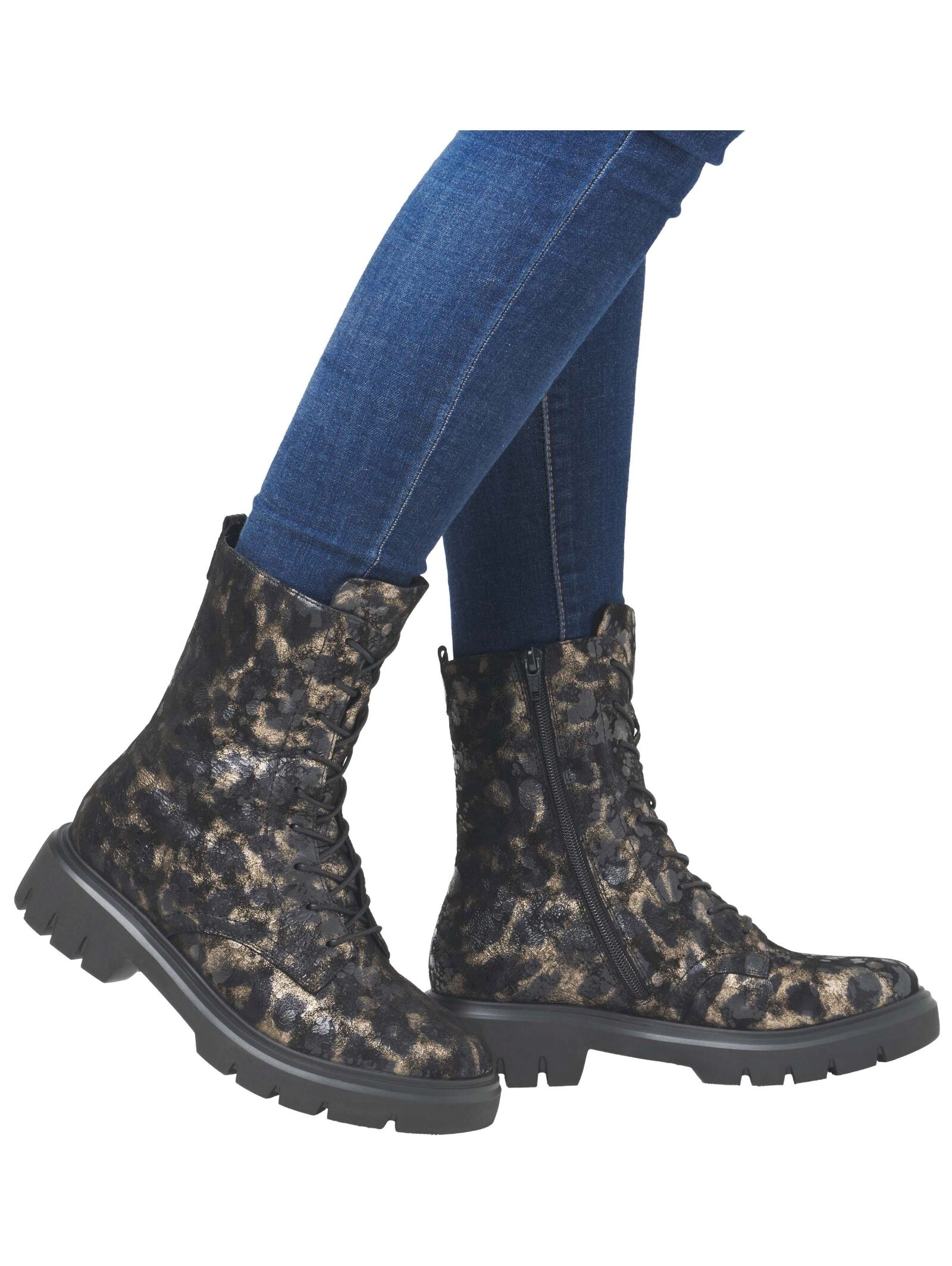 Remonte Schnürstiefelette »Remonte Stiefelette Veloursleder«