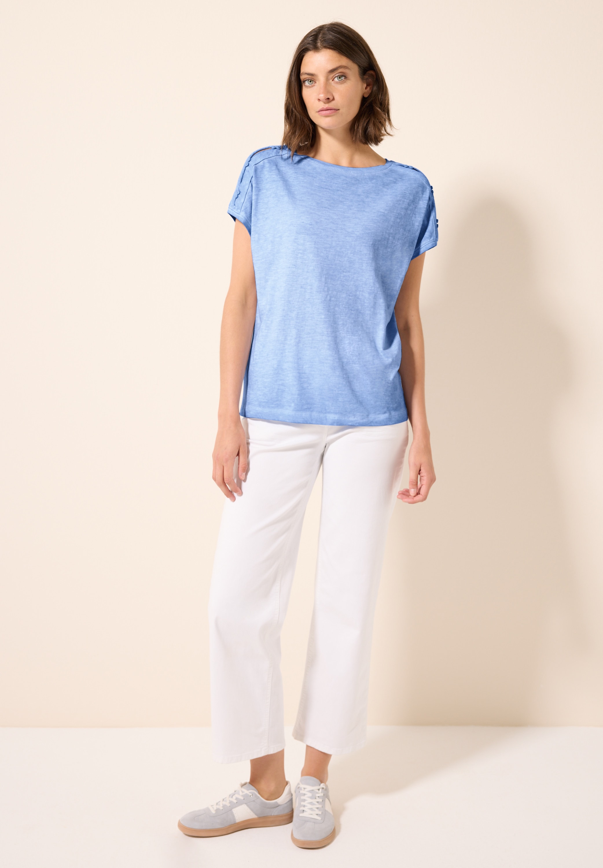 Cecil T-Shirt, aus reiner Baumwolle