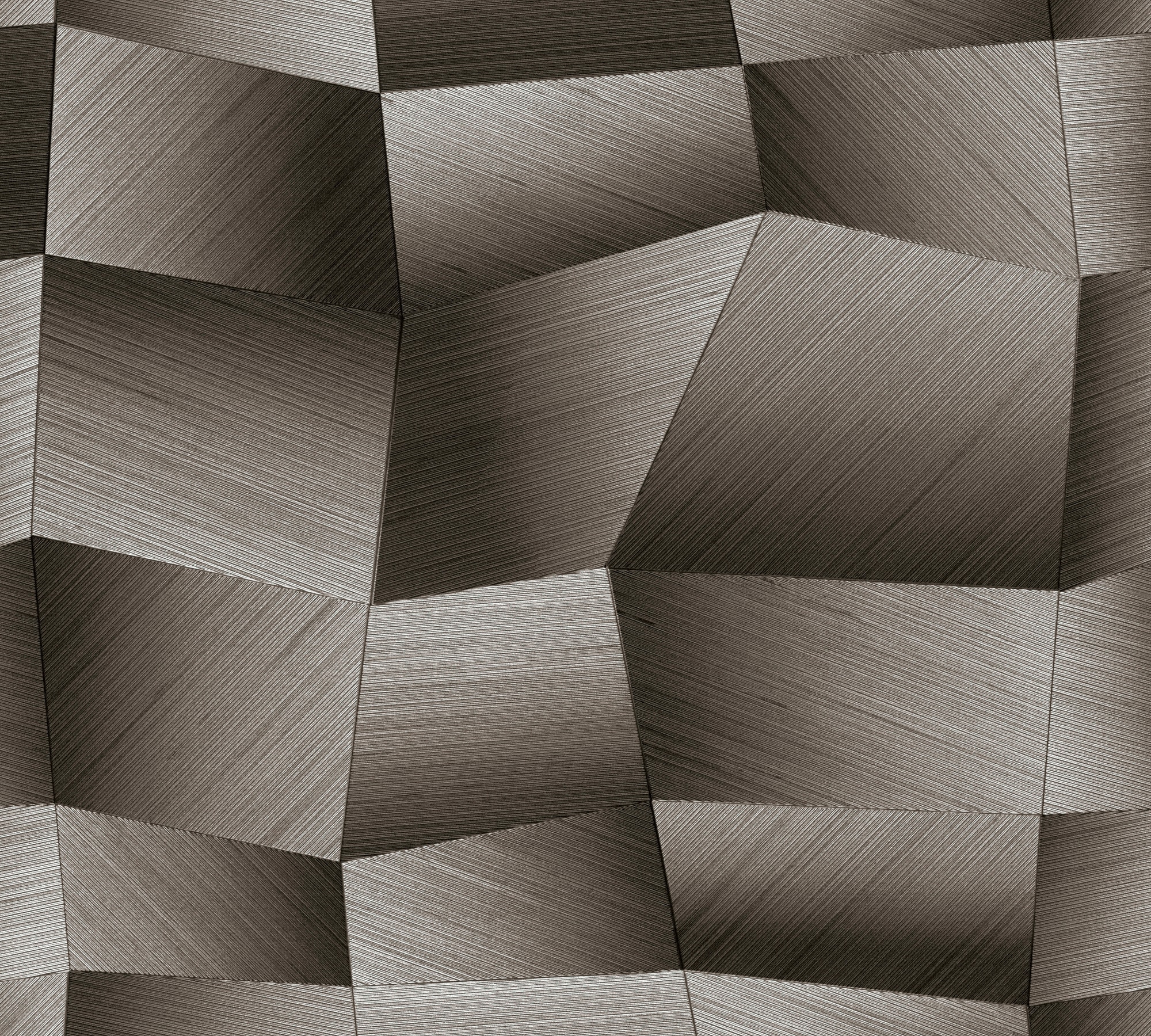 living walls Vliestapete »Vibes & Styles Damian – Refined Dimensions Vliestapete« 3D-Optik leicht strukturiert Geometrisches 3D-Design mit markanter Struktur und edlem Glanzeffekt