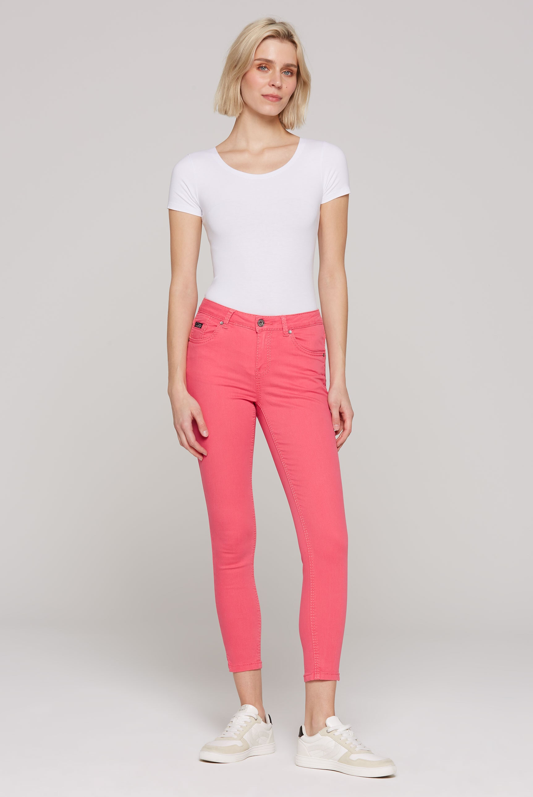 SOCCX Slim-fit-Jeans, mit normaler Leibhöhe
