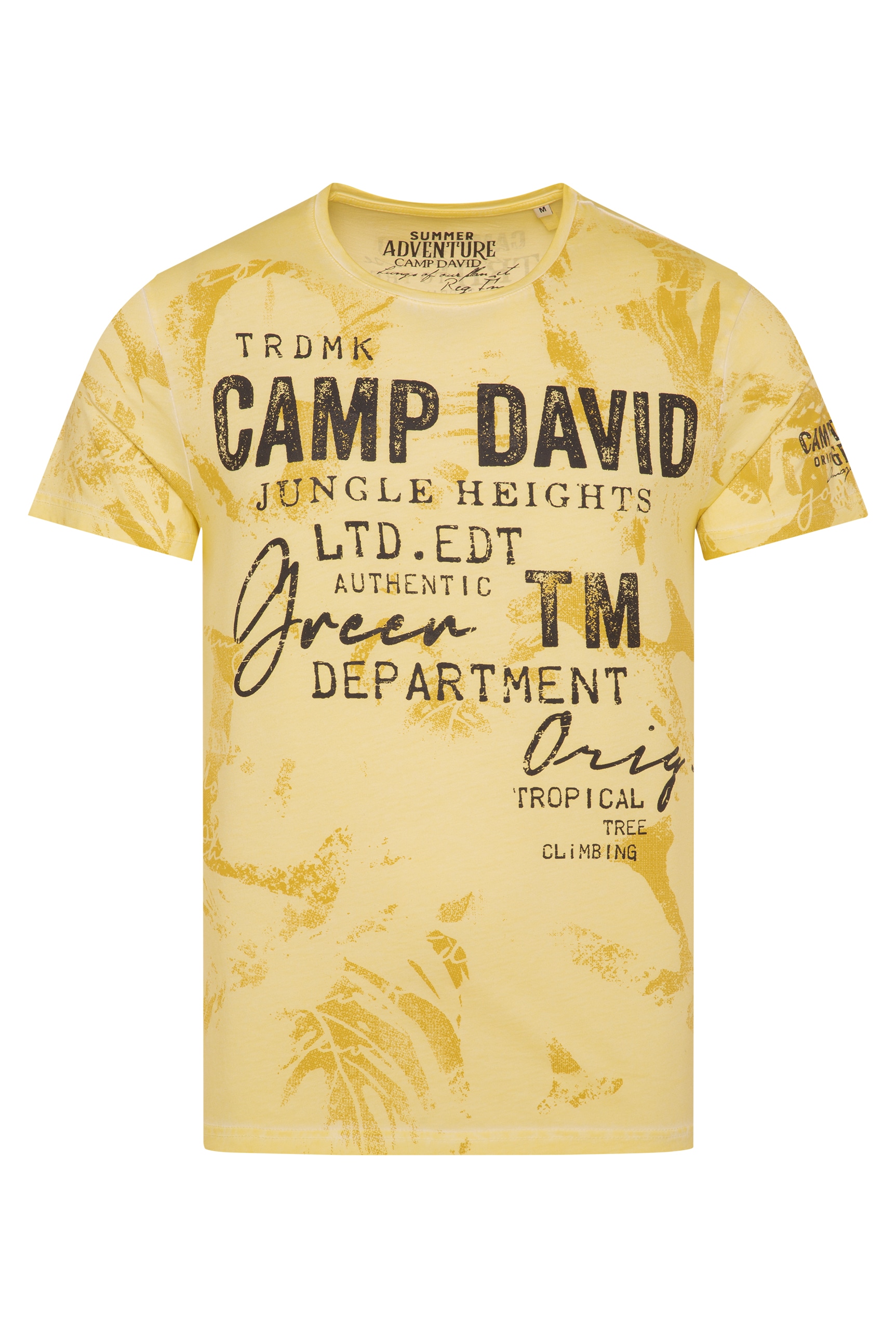 CAMP DAVID Rundhalsshirt, mit All Over-Print