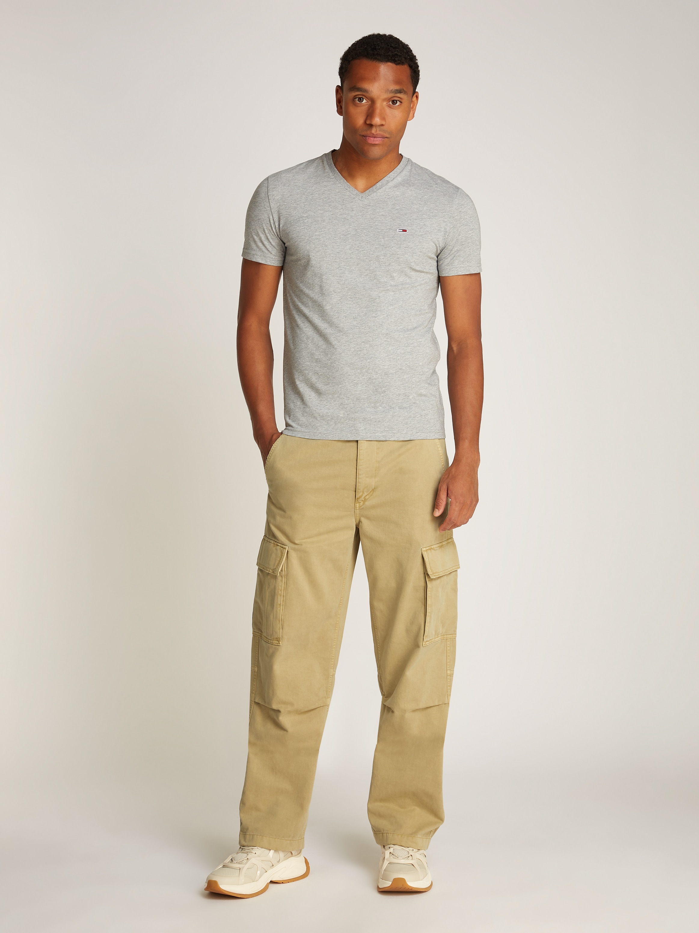 Tommy Jeans Cargohose »TJM JAIMIE COTTON CARGO«  mit Kniefalten
