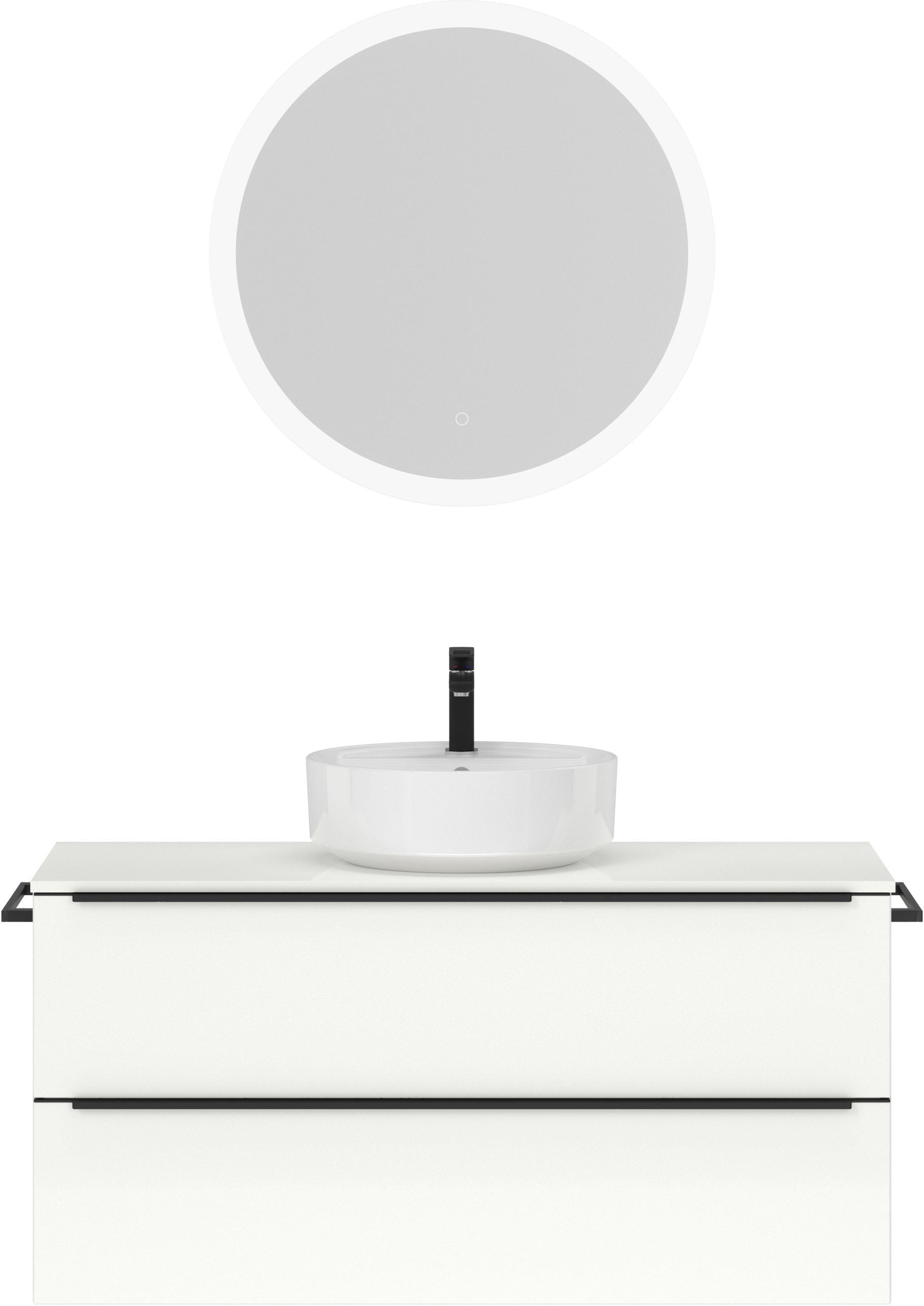 nobilia Badmöbel-Set "Alvene" vormontiert, mit Soft-Close, 2 Stk. tlg. günstig online kaufen