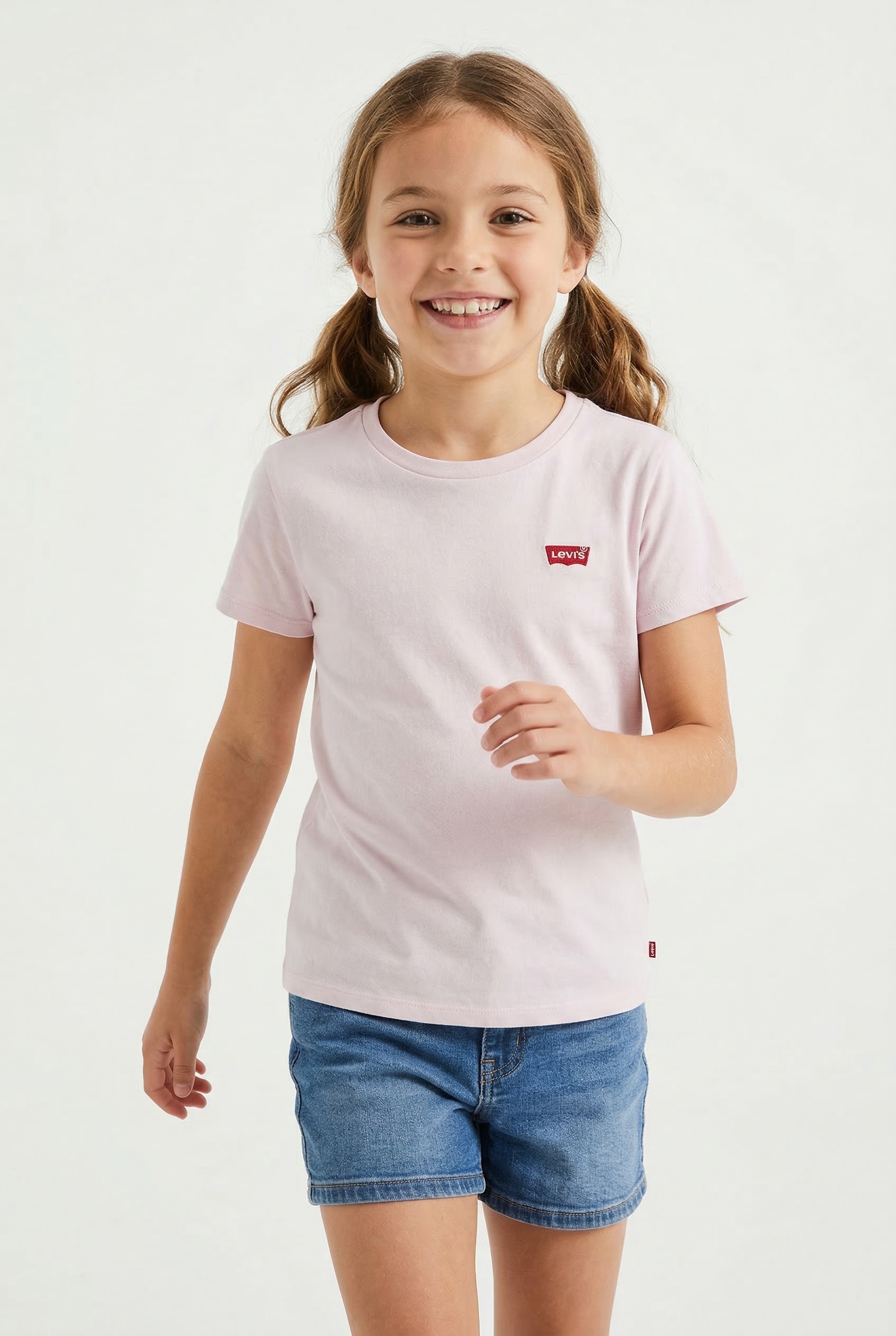 Levis Kids "LVG BATWING CHEST HIT TEE" mit Logo Print for GIRLS