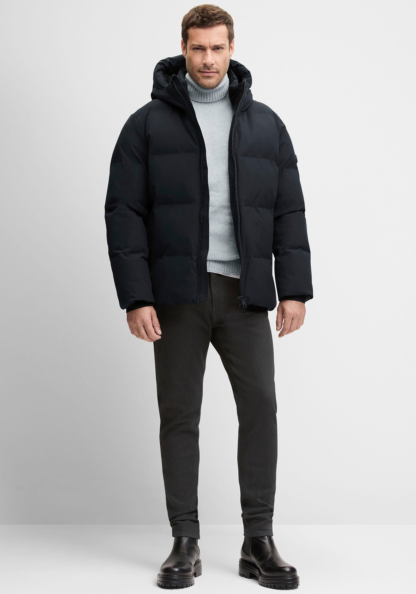 Cinque Steppjacke »CIBOOSTER«, mit Kapuze, mit Logopatch