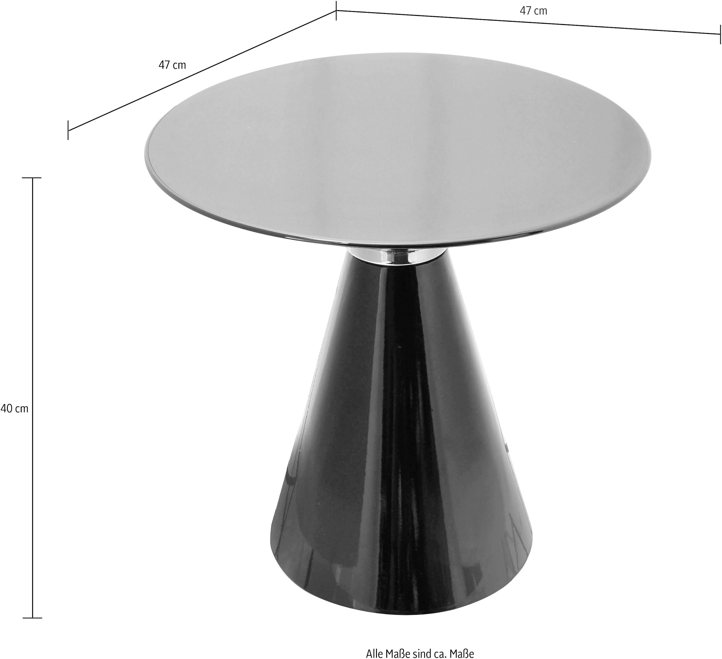 Kayoom Beistelltisch »Art Deco 325, Abstelltisch aus Metall,funktional und stabil«, (1 St.), Dekorativ, glanzvolle Lackierung, stilvolles Gestell