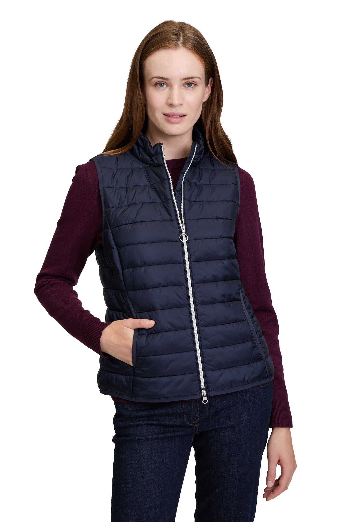 Betty Barclay Strickweste "Betty Barclay Damen Steppweste mit Reißverschlus günstig online kaufen