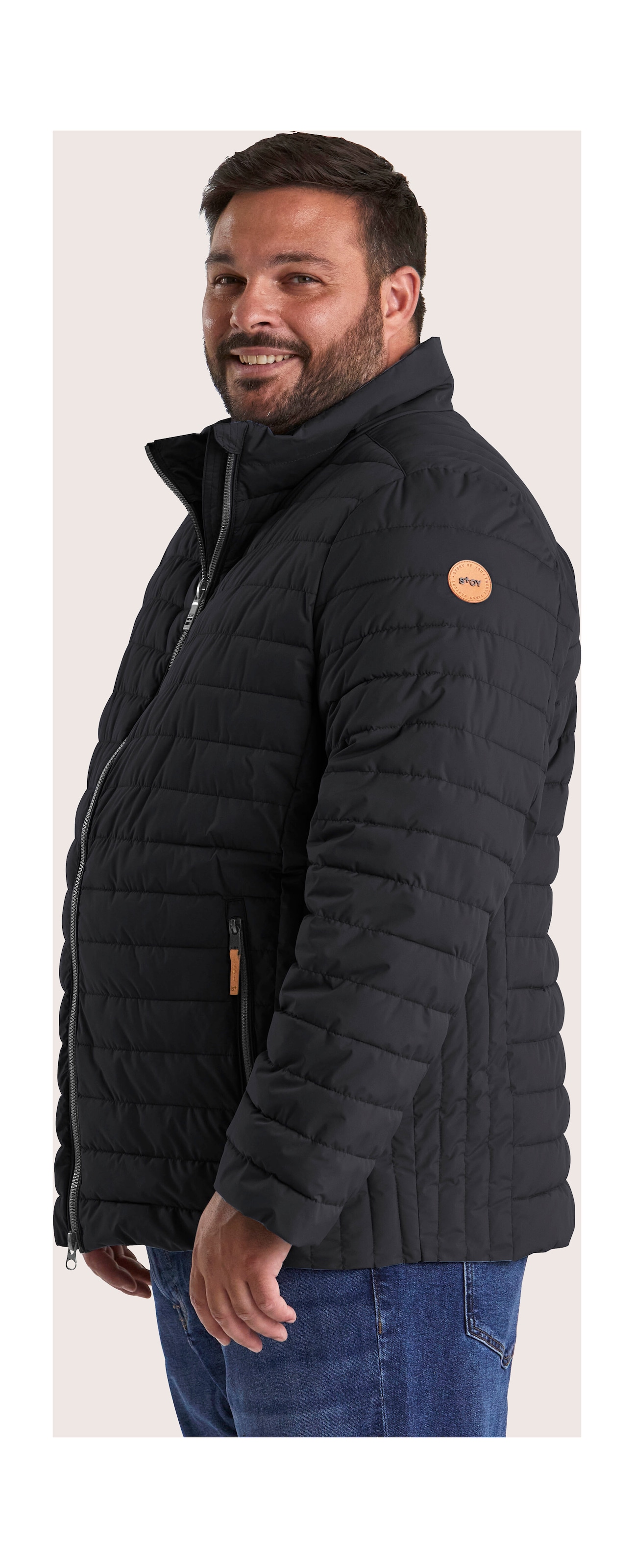 STOY Steppjacke »STW 15 MN QLTD JCKT«, Leichte, atmungsaktive, wasserabweisende Herren Steppjacke von STOY