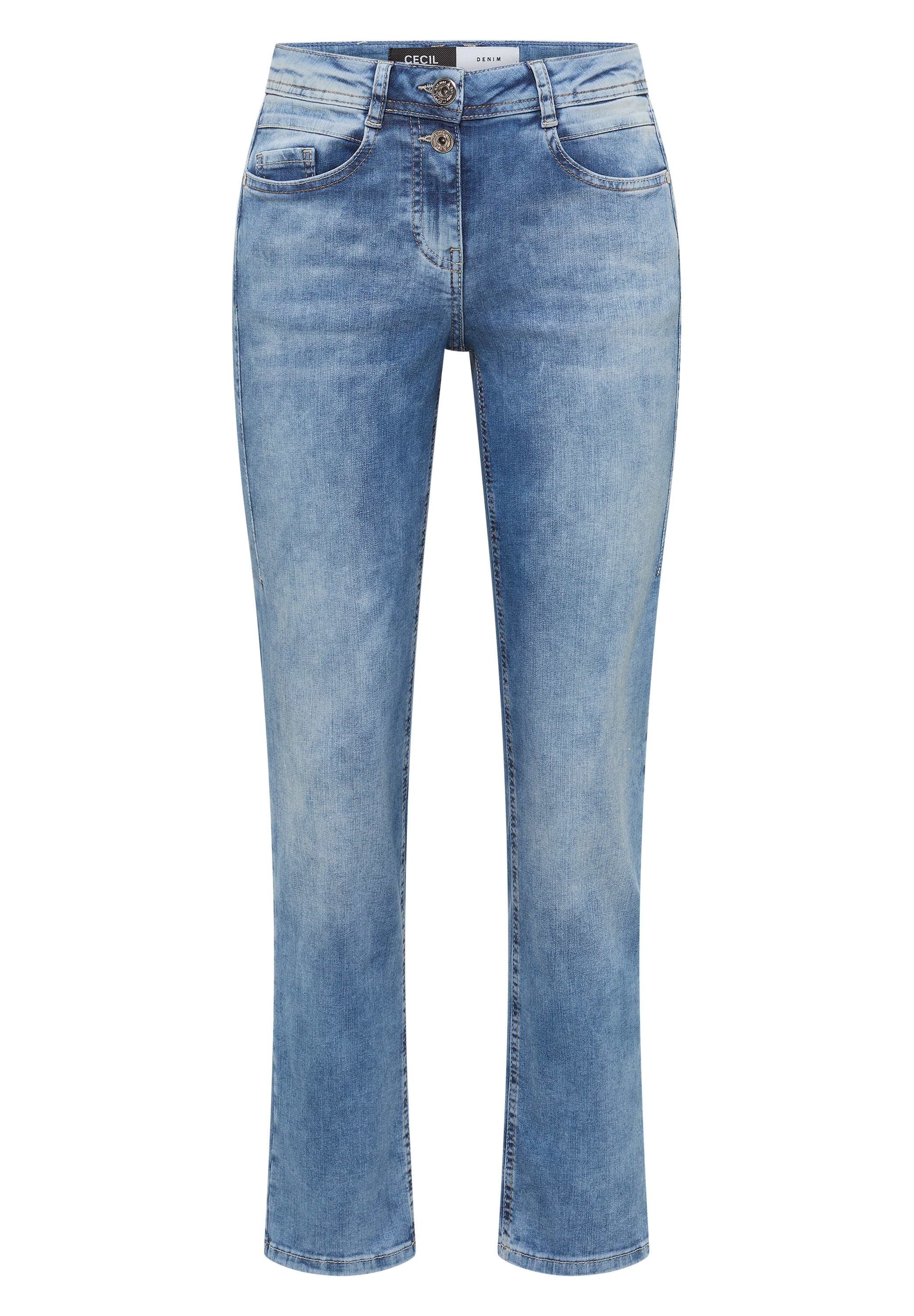 Cecil Comfort-fit-Jeans Middle Waist