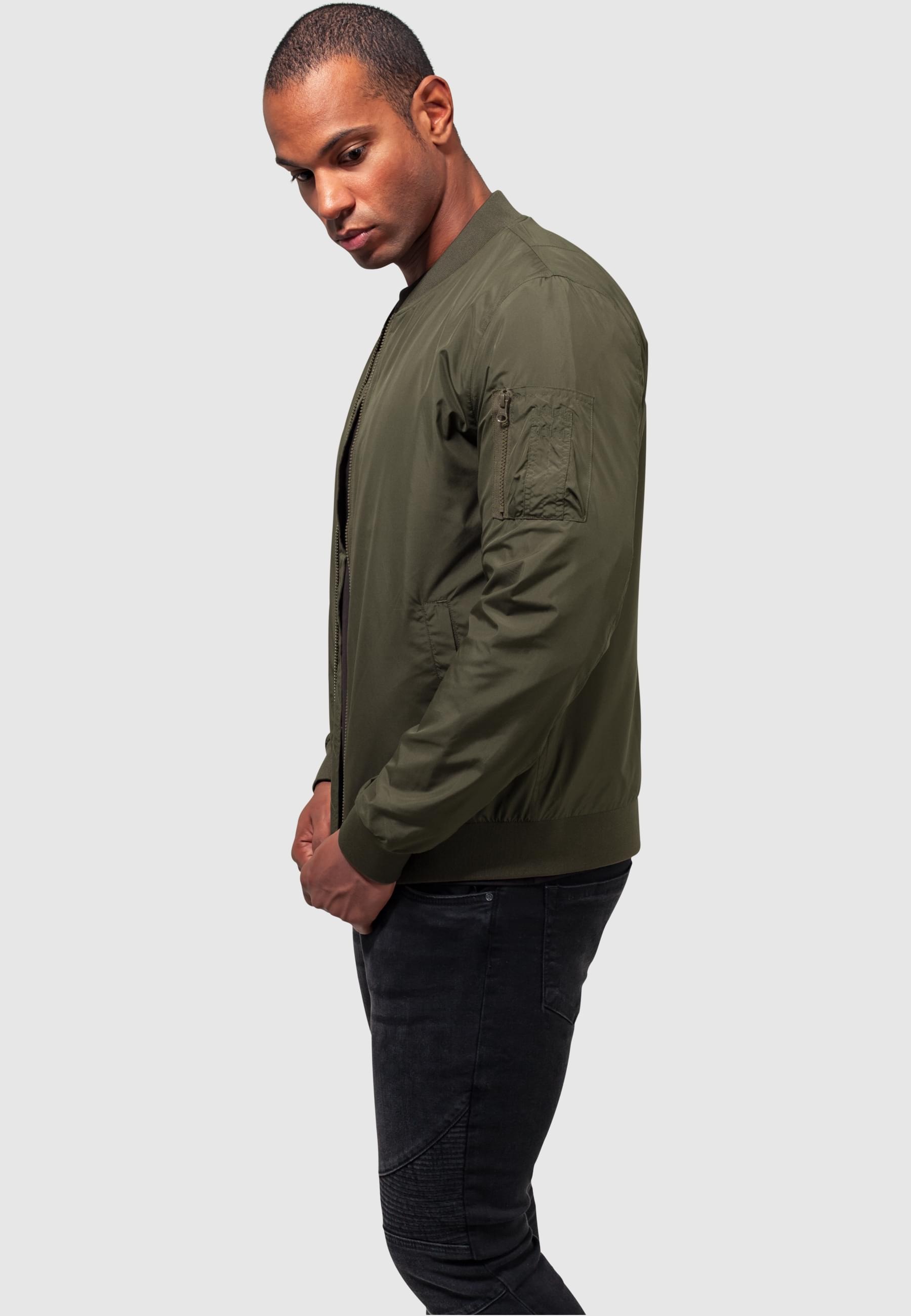 URBAN CLASSICS Allwetterjacke »Urban Classics Herren Light Bomber Jacket«, (1 St.), ohne Kapuze