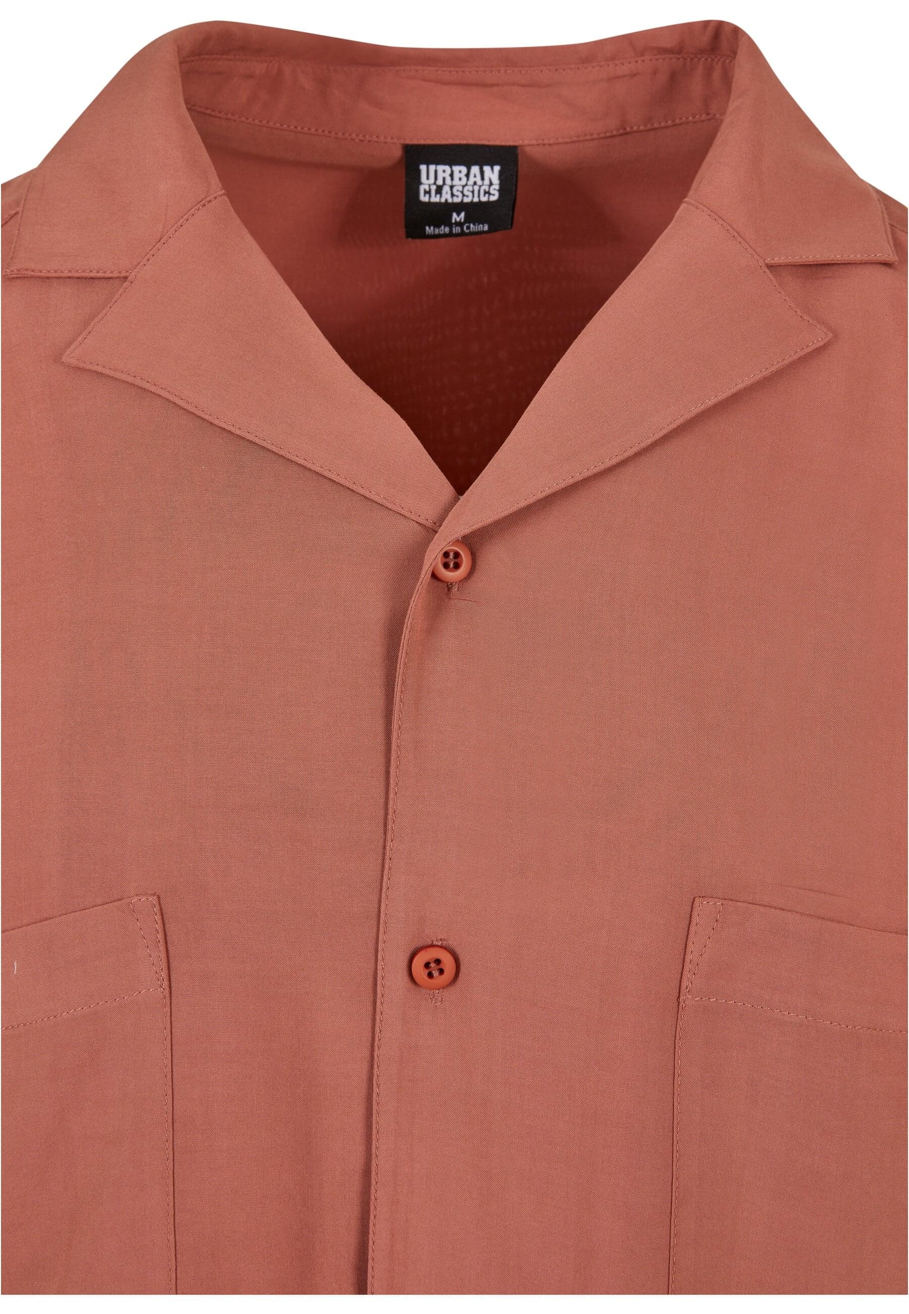 URBAN CLASSICS Langarmhemd »Urban Classics Herren Oversized Resort Shirt«, (1 tlg.)