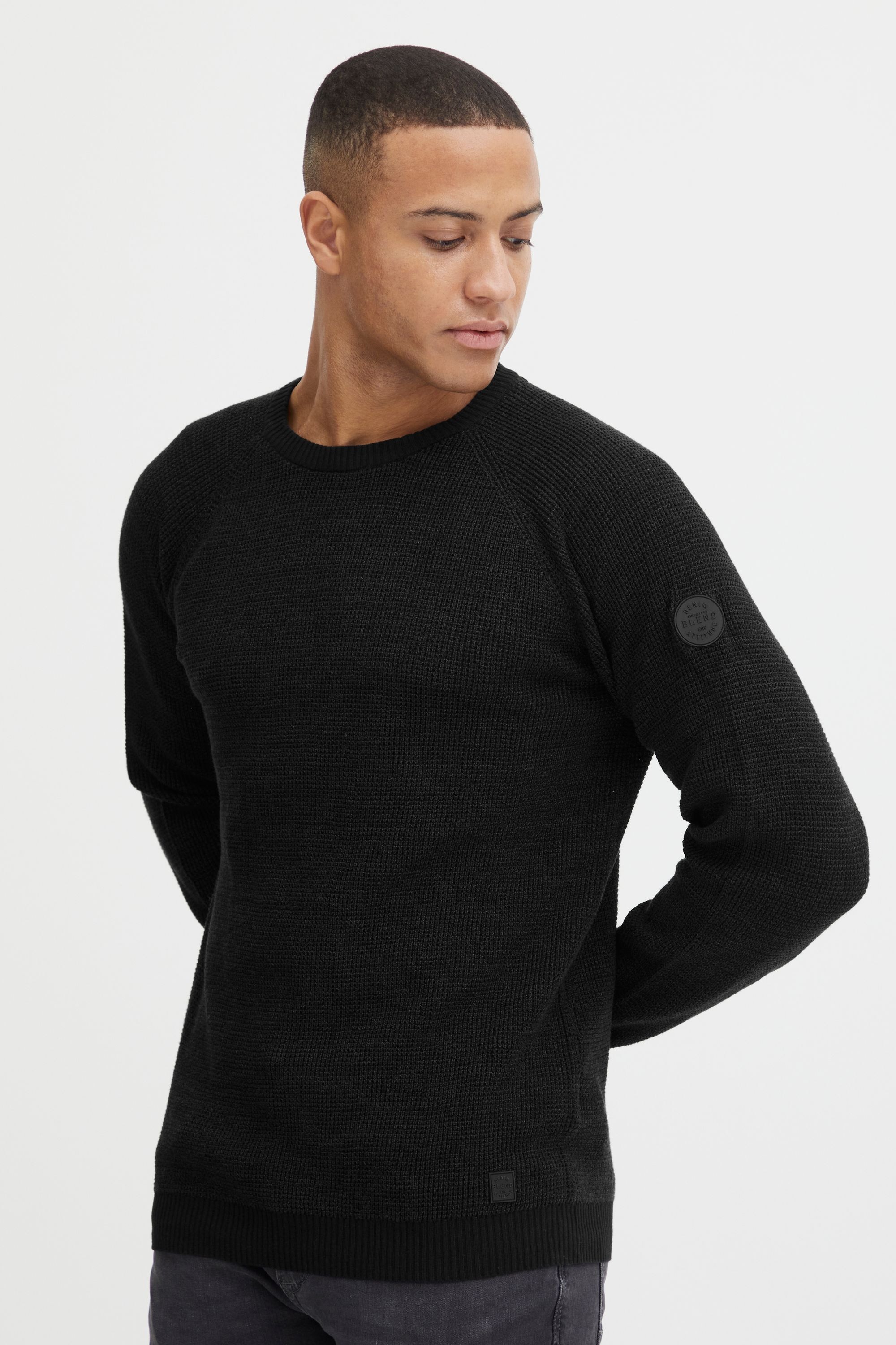 Blend Strickpullover "BHComen", Stilvoller Feinstrick-Pullover mit Rundhals günstig online kaufen