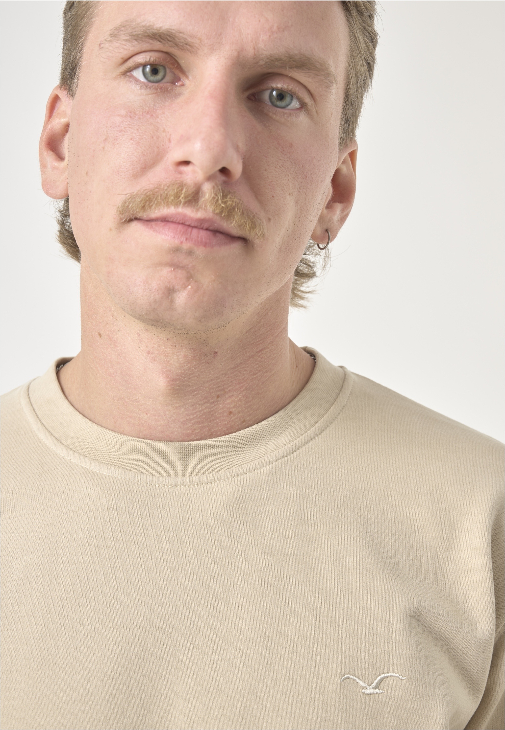 Cleptomanicx Sweatshirt »Ligull«, mit kleiner Möwen-Stickerei