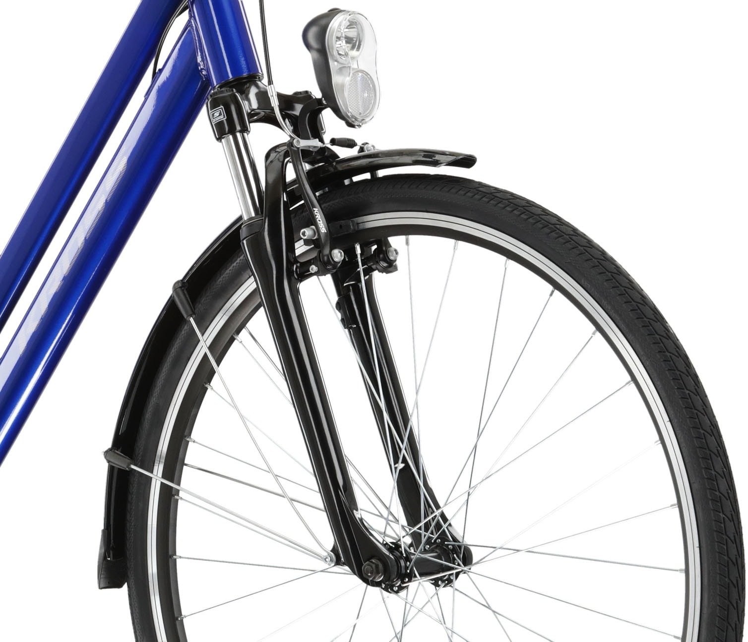 Kross Cityrad »KROSS Citybike Sentio 2.0 blau 21 Gänge«, 21 Gang, Shimano, ALTUS M310 Schaltwerk, Kettenschaltung